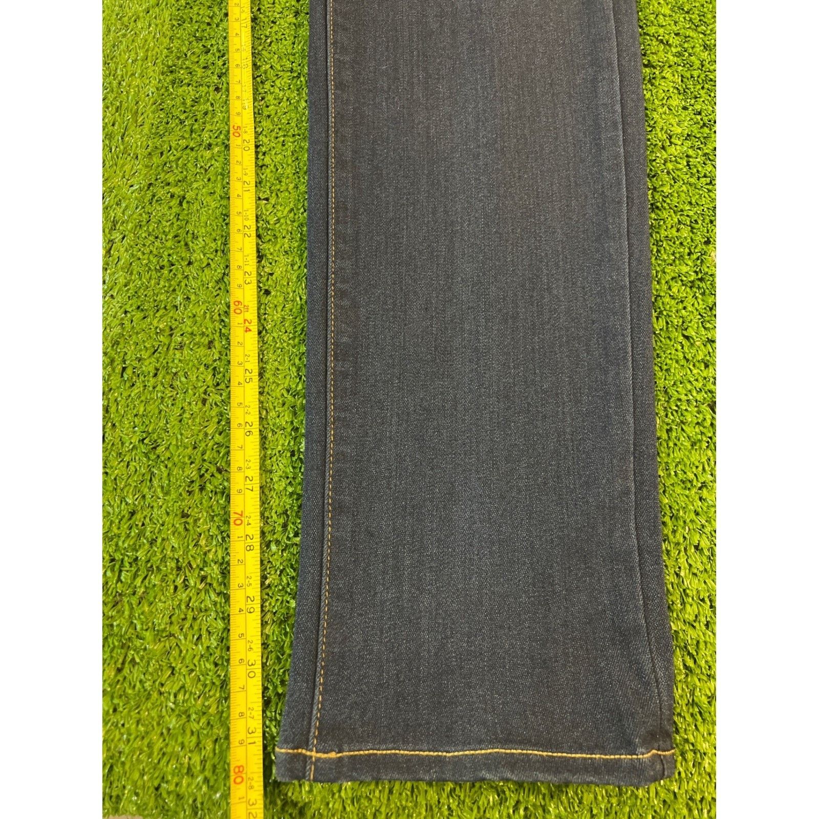 Paige Paige Skyline Skinny Leg Jeans Dark Wash Denim Womens 32 Size 32" / US 10 / IT 46 - 2 Thumbnail