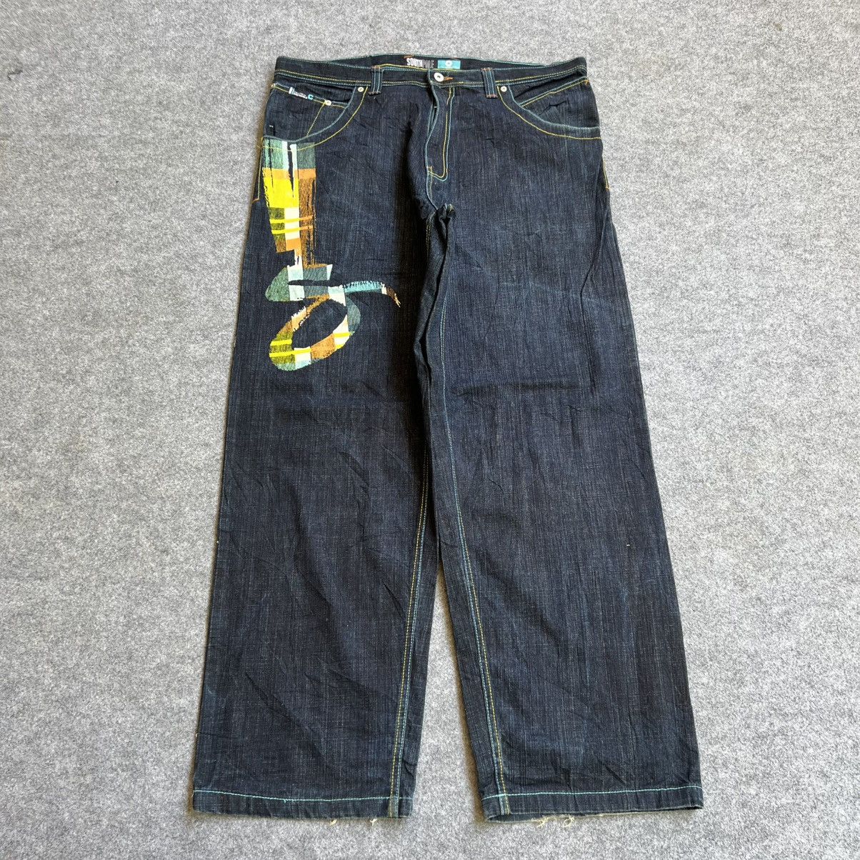 Southpole × Vintage Vintage South Pole Blue Tab Baggy Jeans Size US 42 / EU 58 - 4 Thumbnail