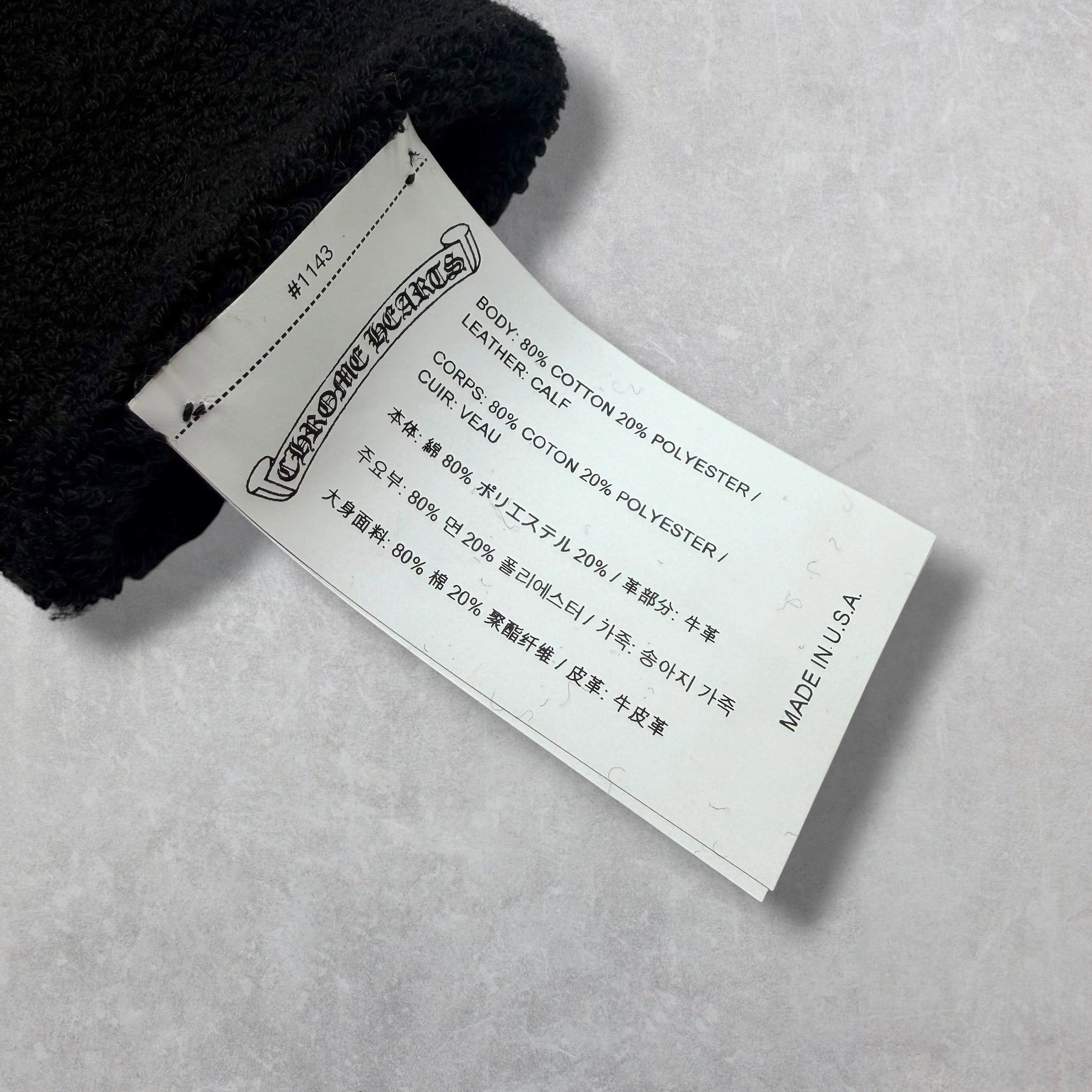 Chrome Hearts Chrome Hearts Black Patent Cross Sweatbands Size ONE SIZE - 5 Thumbnail