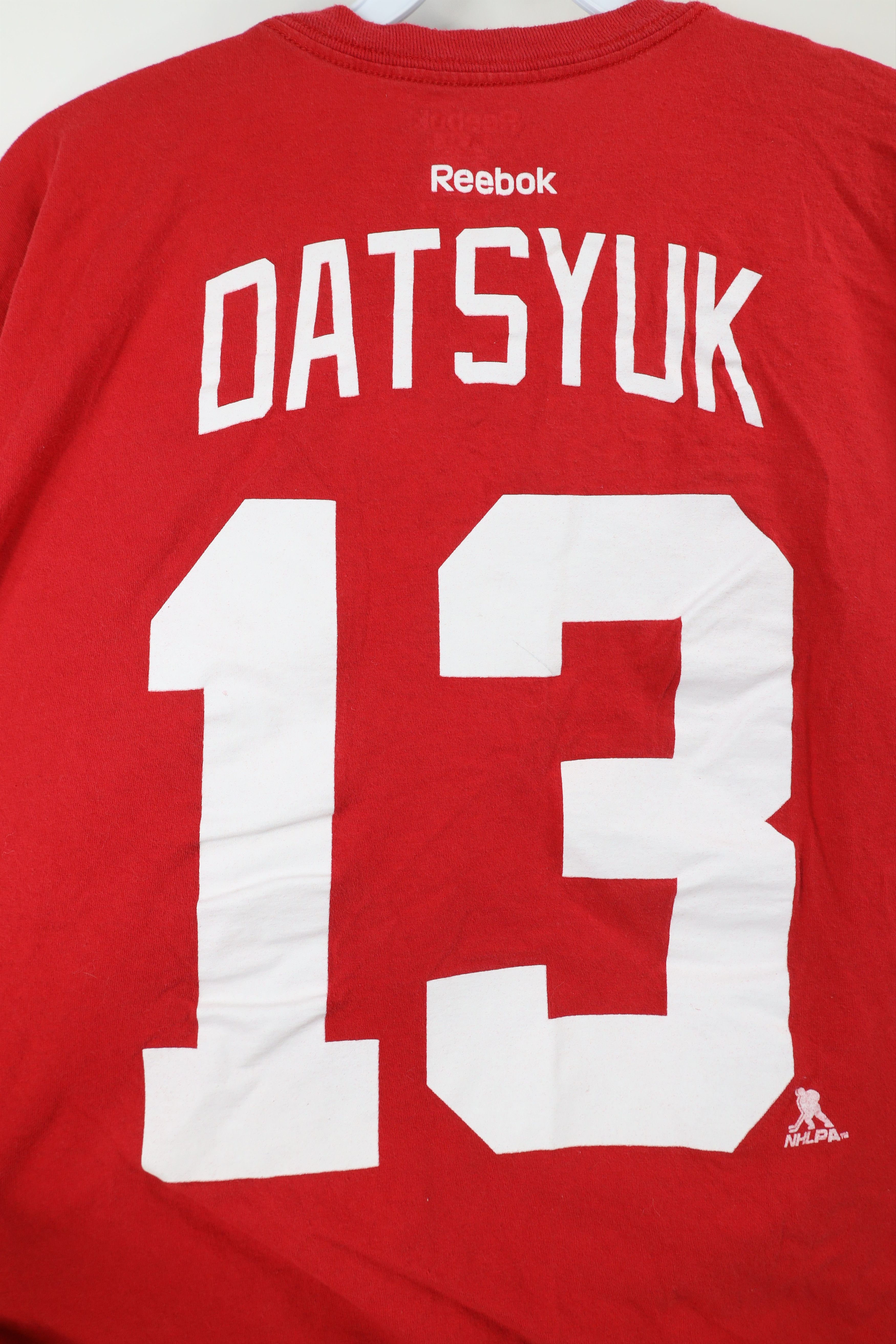 Reebok × Vintage Vintage Reebok Datsyuk Detroit Red Wings Hockey T-Shirt #13 Size US XXL / EU 58 / 5 - 8 Thumbnail
