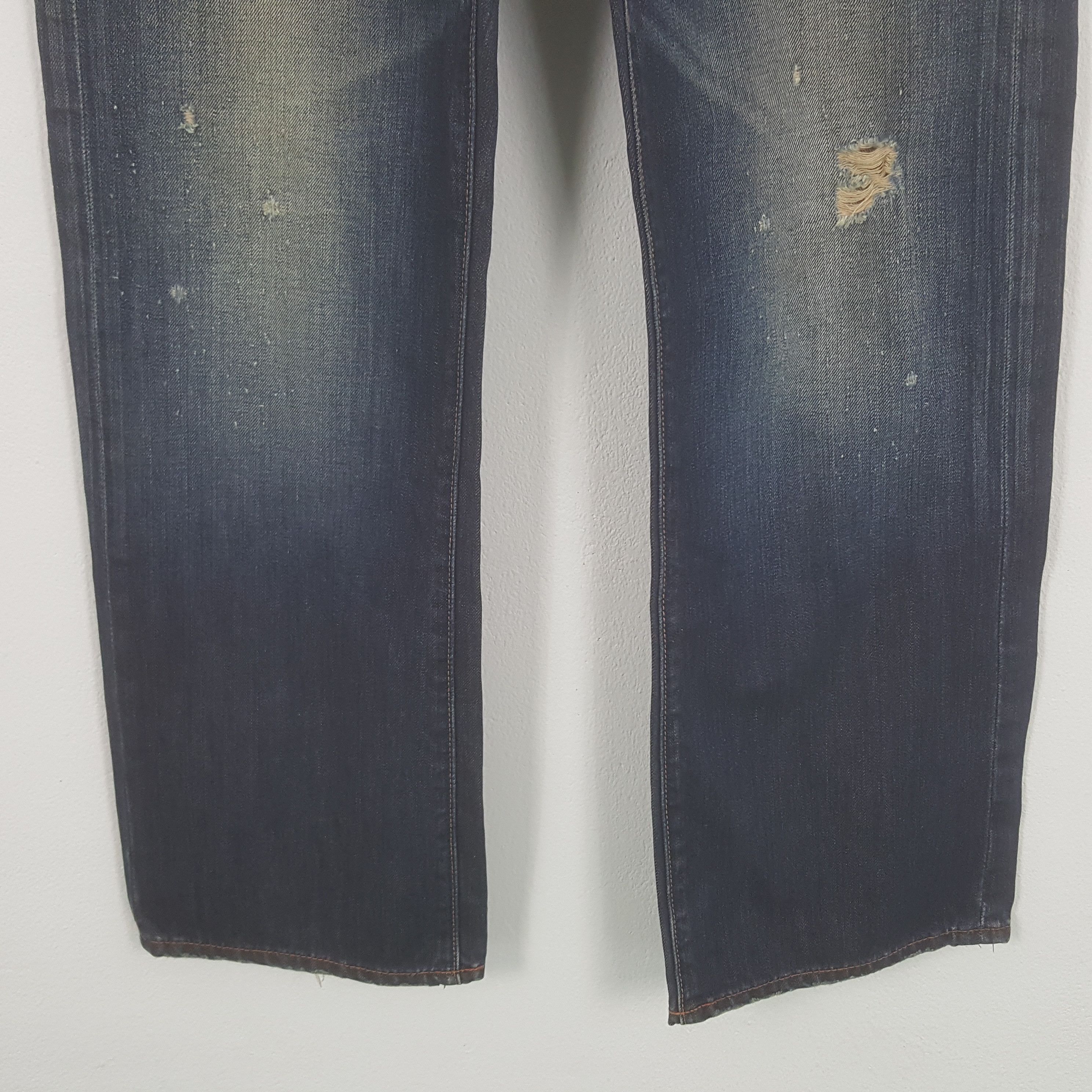 Ed Hardy Vintage Ed Hardy American Designer Embroidery Art Jeans Size US 31 - 6 Thumbnail