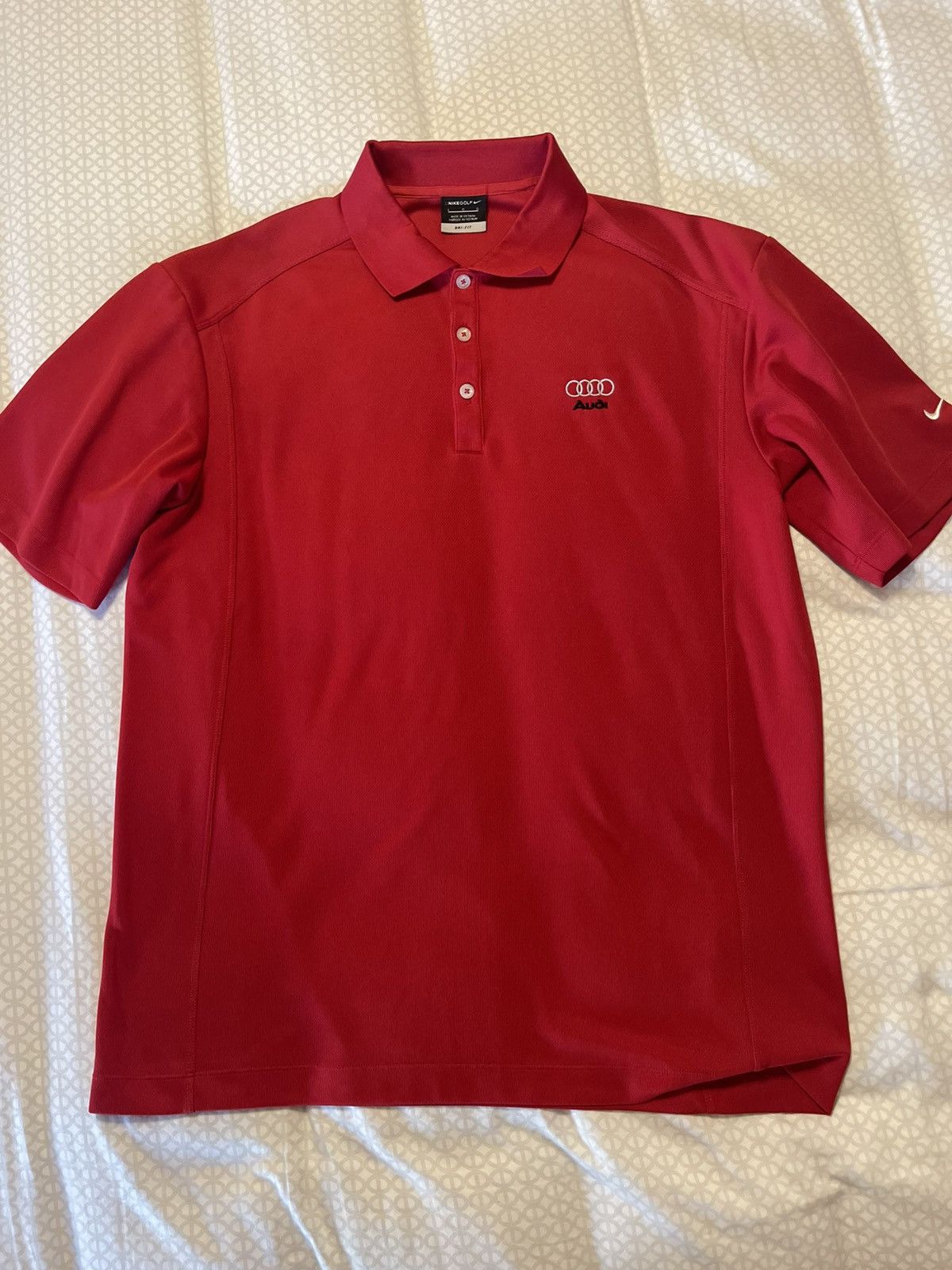 Nike Nike X Audi Nike Golf shirt Red Size Large clean Size US L / EU 52-54 / 3 - 2 Thumbnail