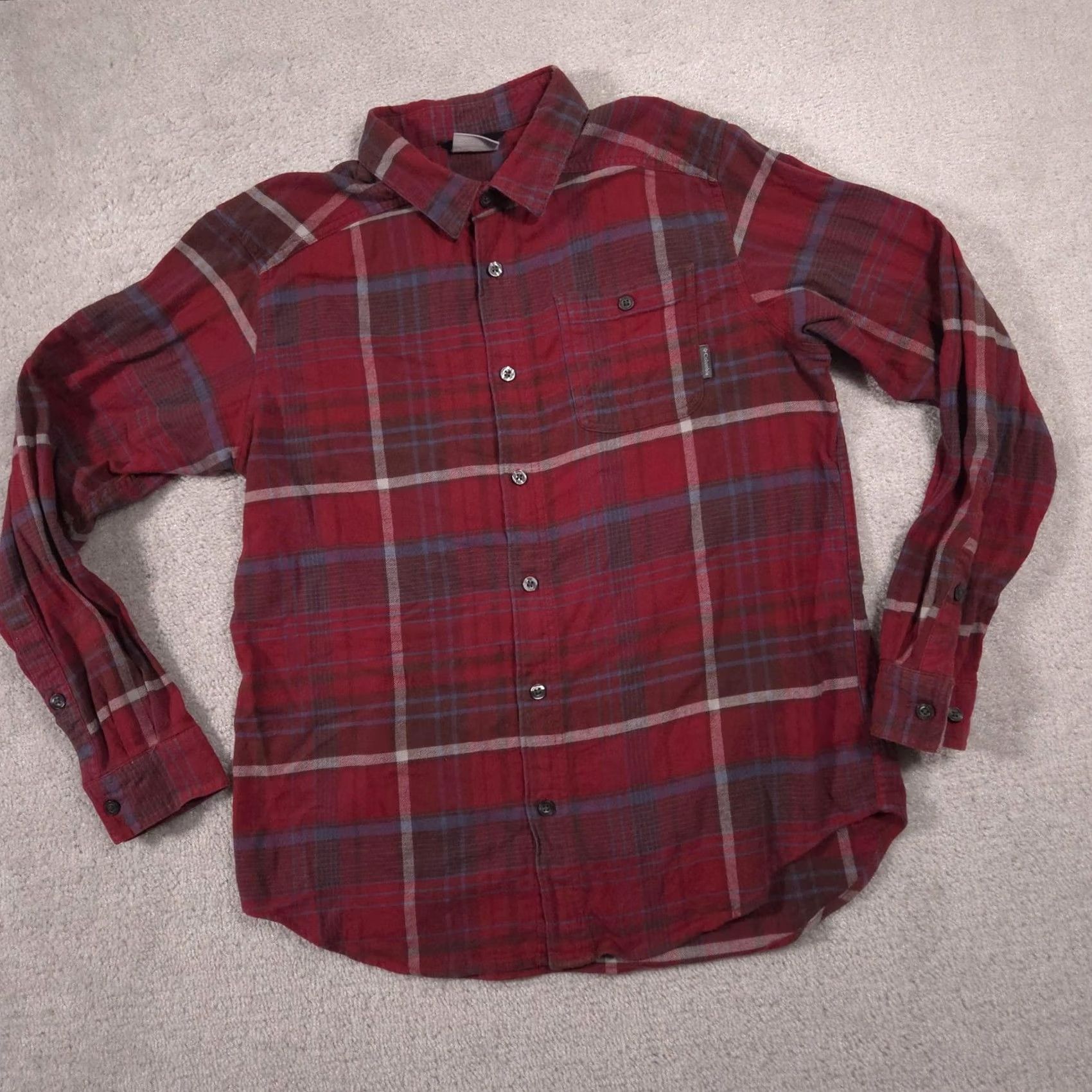 Vintage Columbia Shirt Mens Medium Red Plaid Flannel Button Front Long Sleeve Casual Size US M / EU 48-50 / 2 - 2 Thumbnail