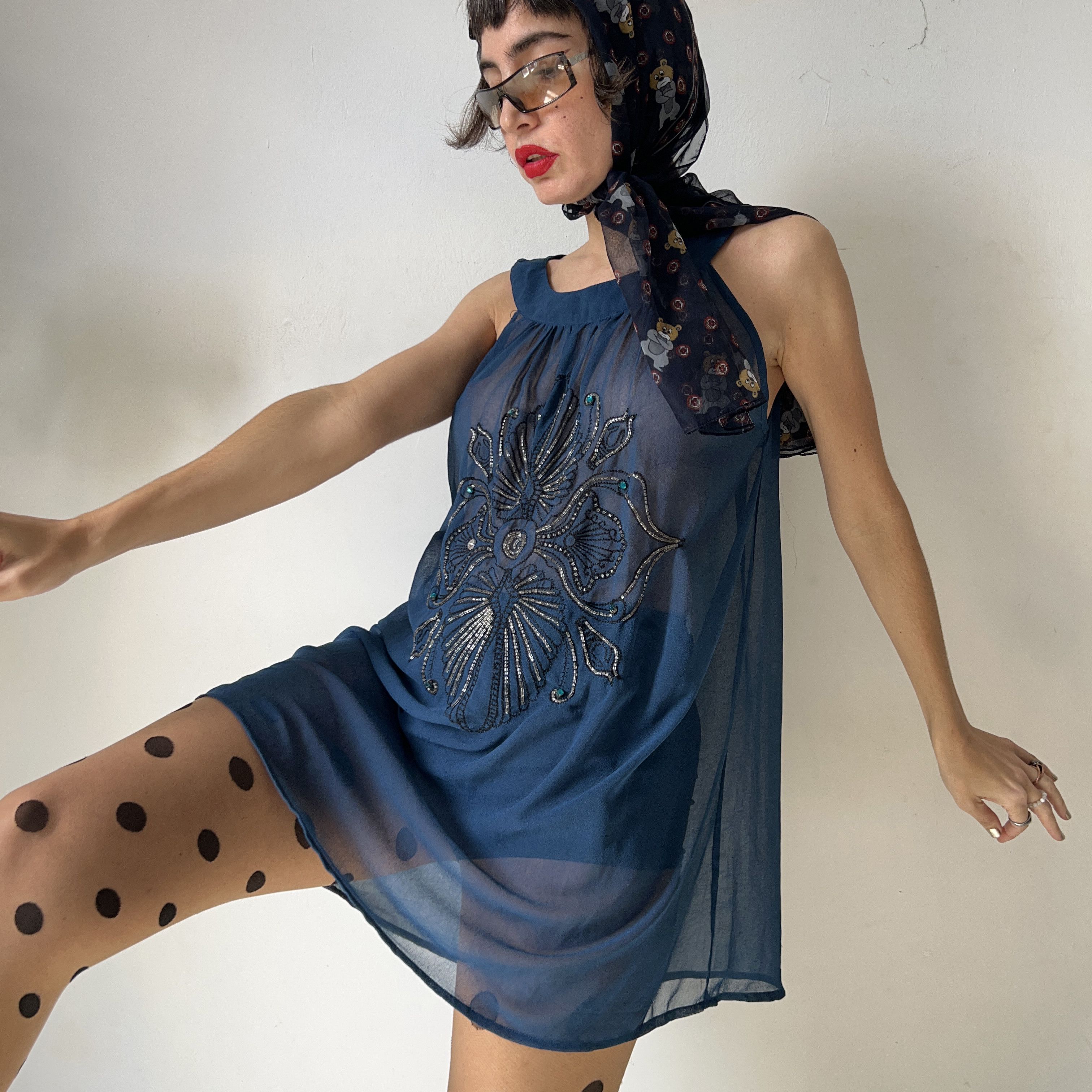 knee length dresses for ladies Babydoll Short Homecoming Dress with Beads main image 1