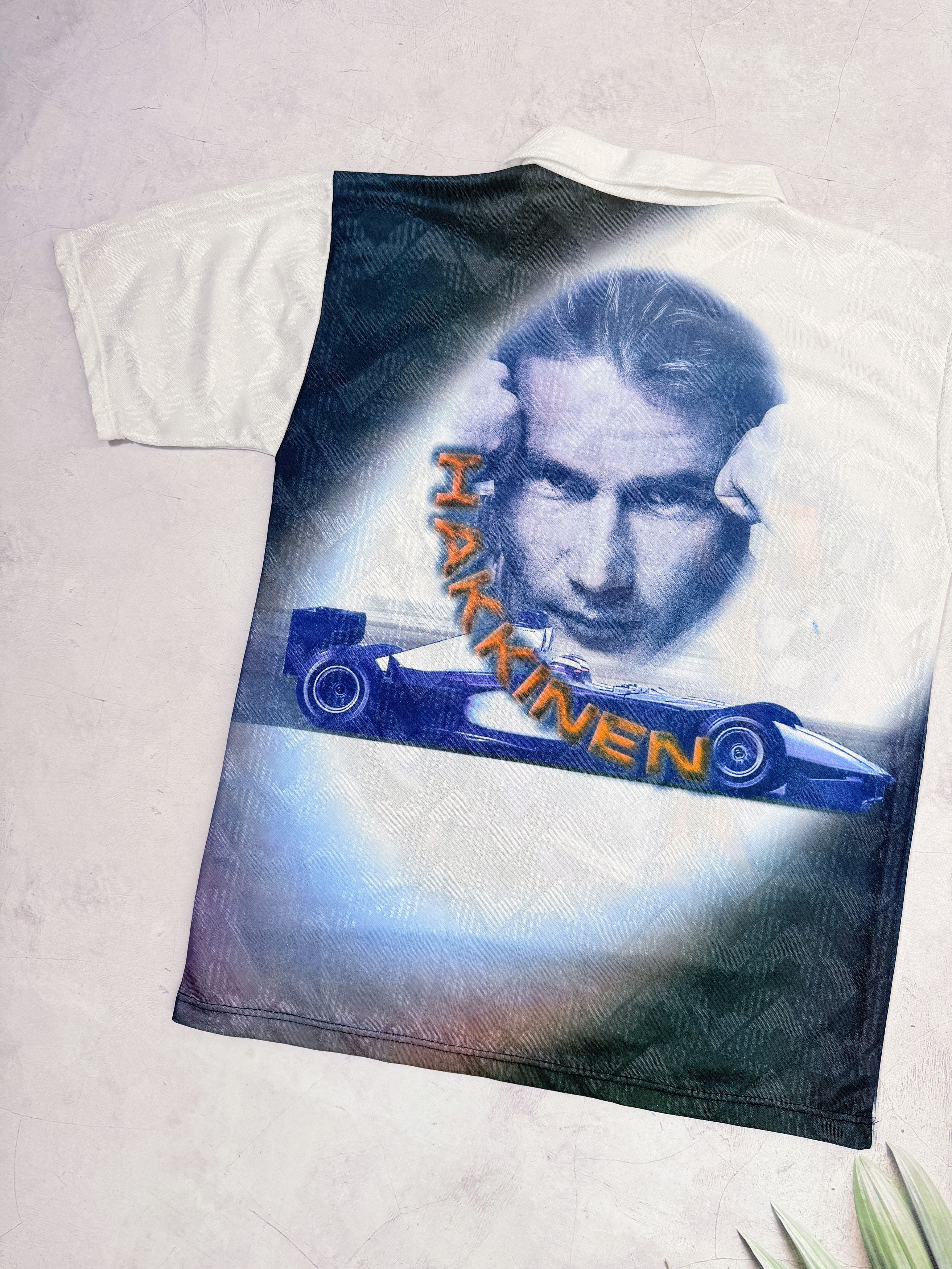 Formula 1 × Vintage Vintage Mika Kakkinen T-Shirt Formula1 Racing Size US M / EU 48-50 / 2 - 10 Thumbnail