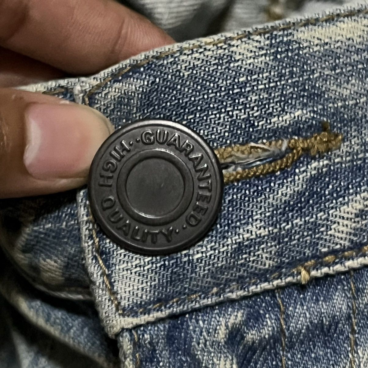 Japanese Brand Rattle Trap Japanese Brand Distressed Style Denim Jeans Size US 34 / EU 50 - 6 Thumbnail