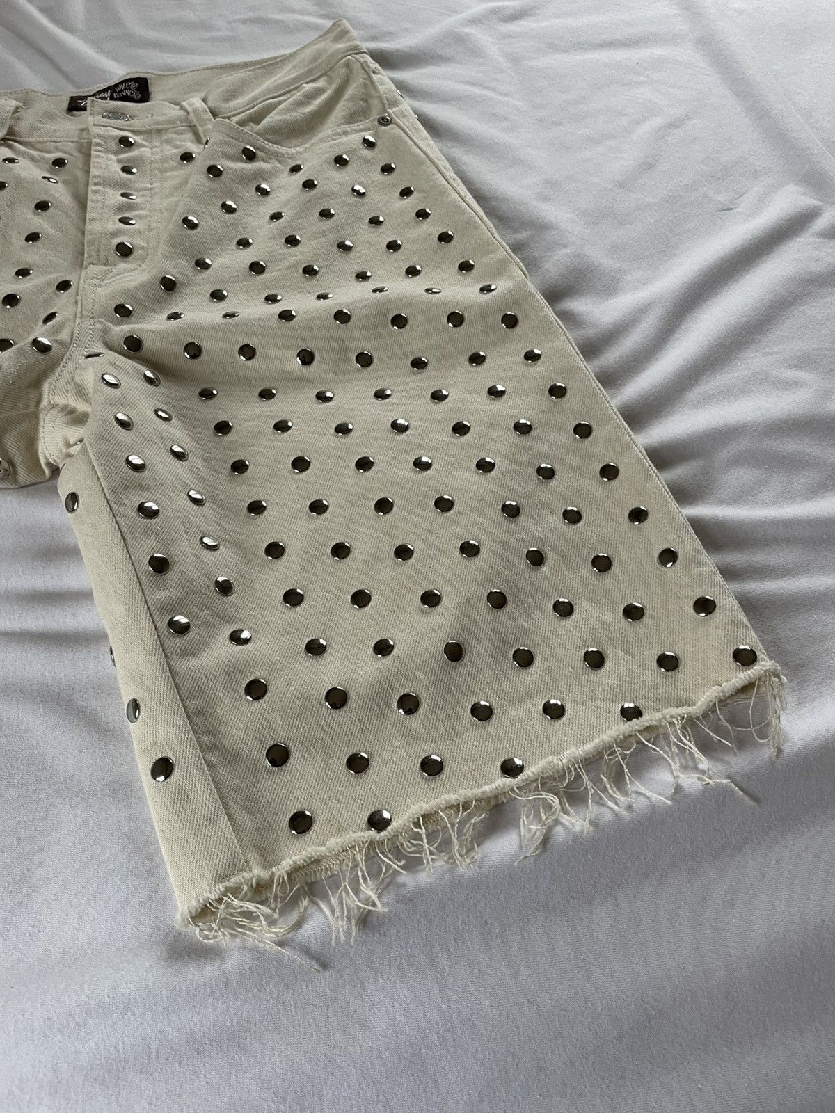 Stussy × Wales Bonner Stussy x Wales Bonner Studded Shorts - FW25 Size US 30 / EU 46 - 4 Thumbnail