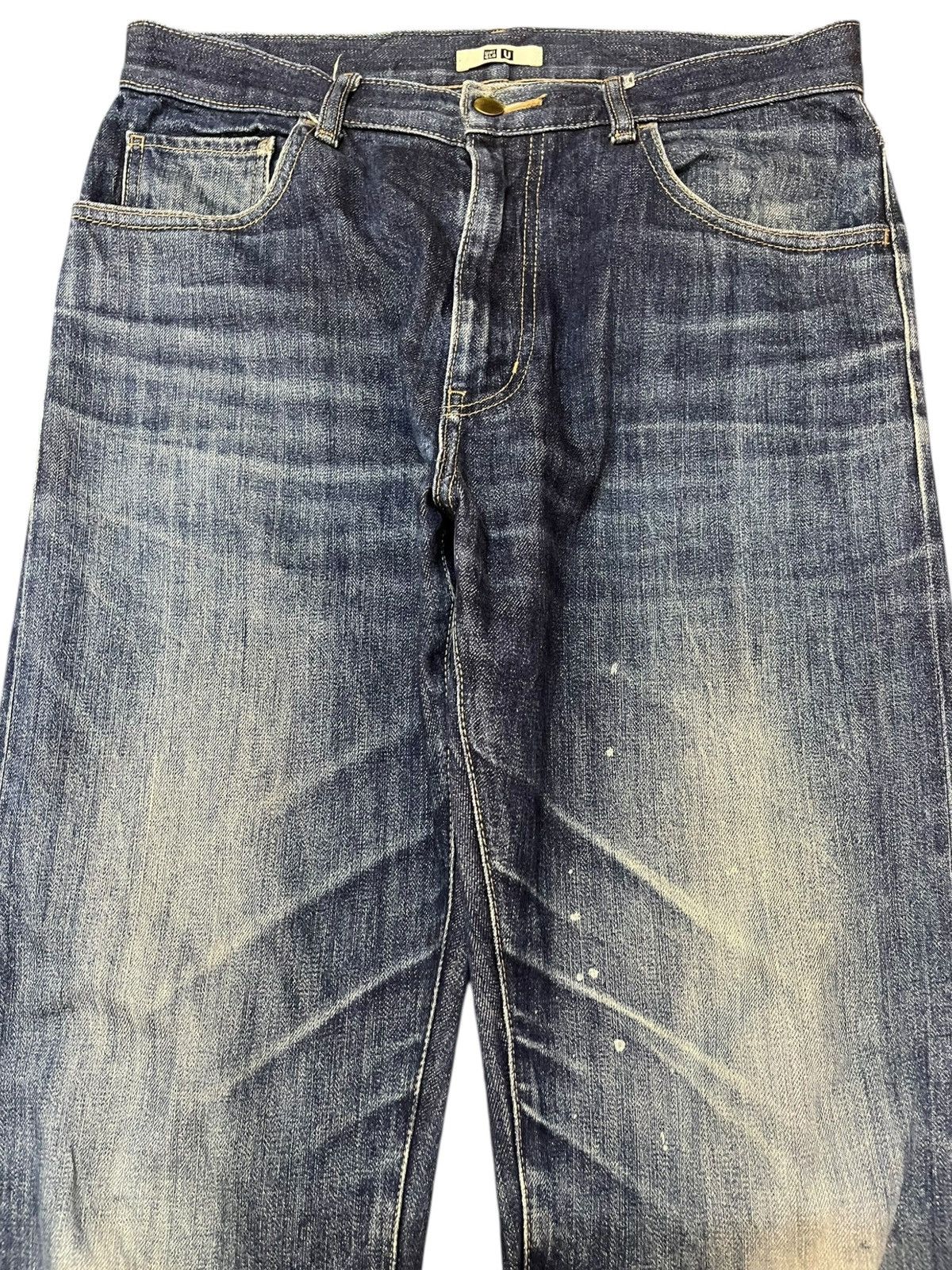 Christophe Lemaire × Jun Takahashi × Uniqlo Vintage Uniqlo U Selvedge Distressed Denim Size US 31 - 6 Thumbnail