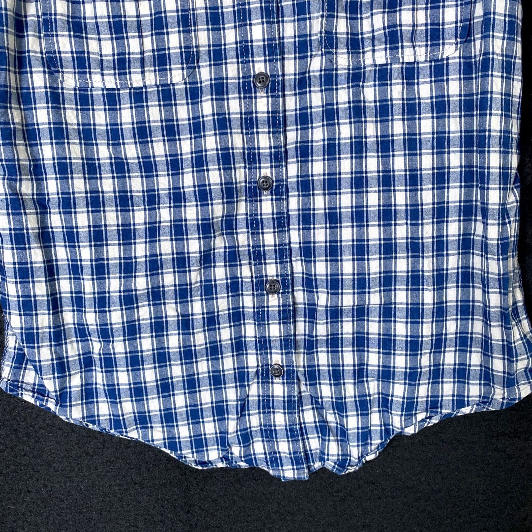 Filson C.C Filson Shirt Blue White Plaid Long Sleeve Button-Down 100% Cotton XS Mens Shirt Size US XS / EU 42 / 0 - 3 Thumbnail