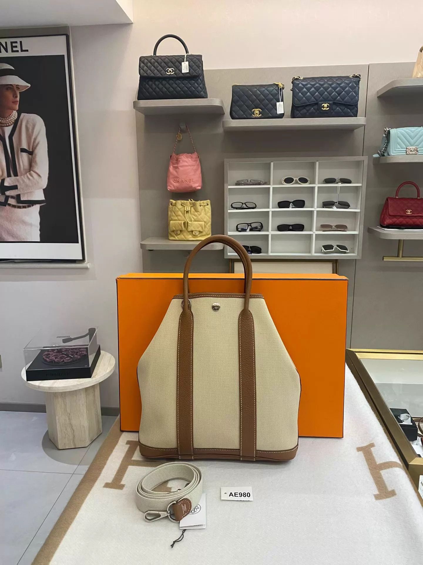 Hermes Hermes Garden File 28 Ivory & Gold Brown Silver Z Box Strap Size ONE SIZE - 3 Thumbnail