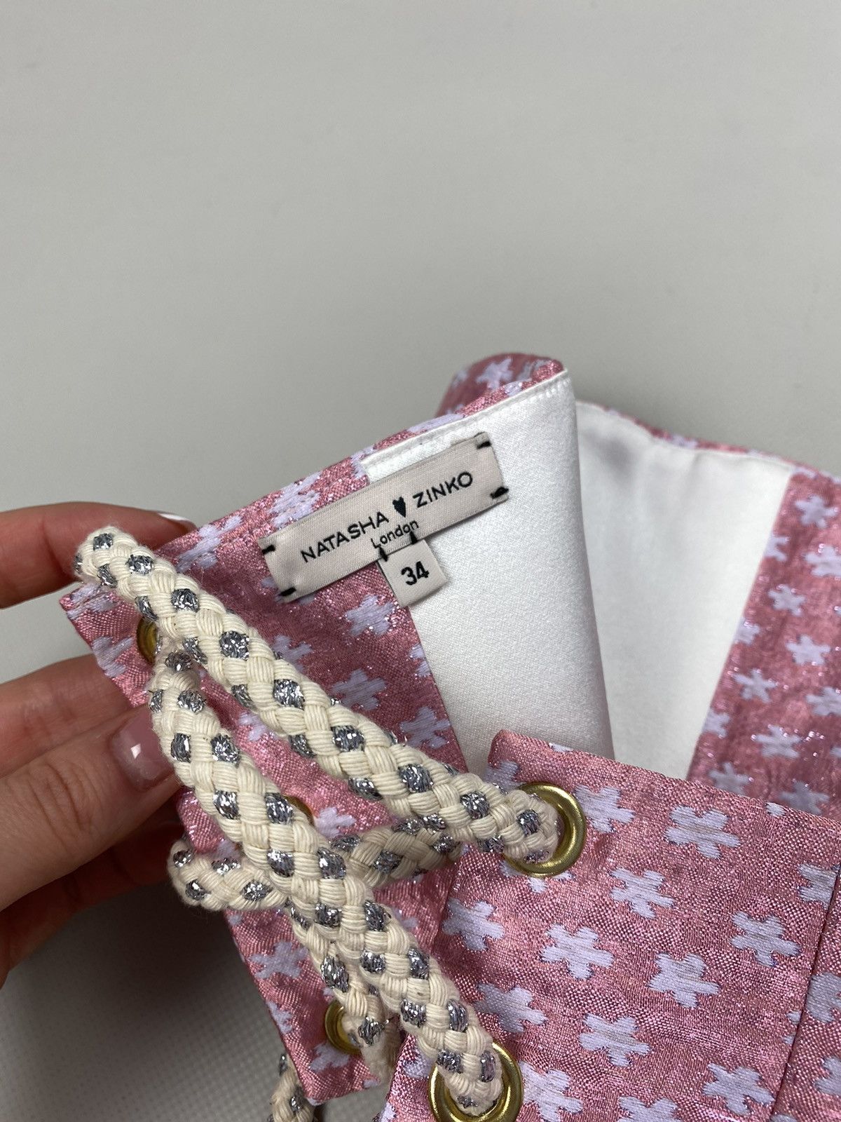 Designer × Natasha Zinko BNWT! Natasha Zinko brocade corset belt size US 0 / IT 38 Size ONE SIZE - 17 Thumbnail