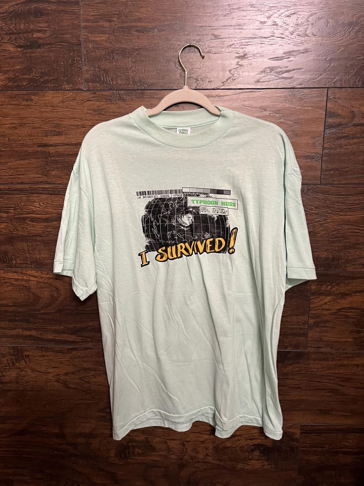 Designer Vintage Shirt I Survived Typhoon Russ - Guam - XXL Size US XXL / EU 58 / 5 - 1 Thumbnail
