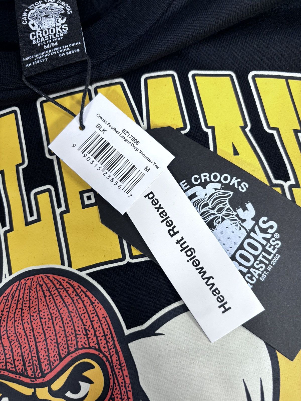 Crooks & Castles Crooks & Castles Troublemakers Football League Tee NWT Size US M / EU 48-50 / 2 - 5 Thumbnail