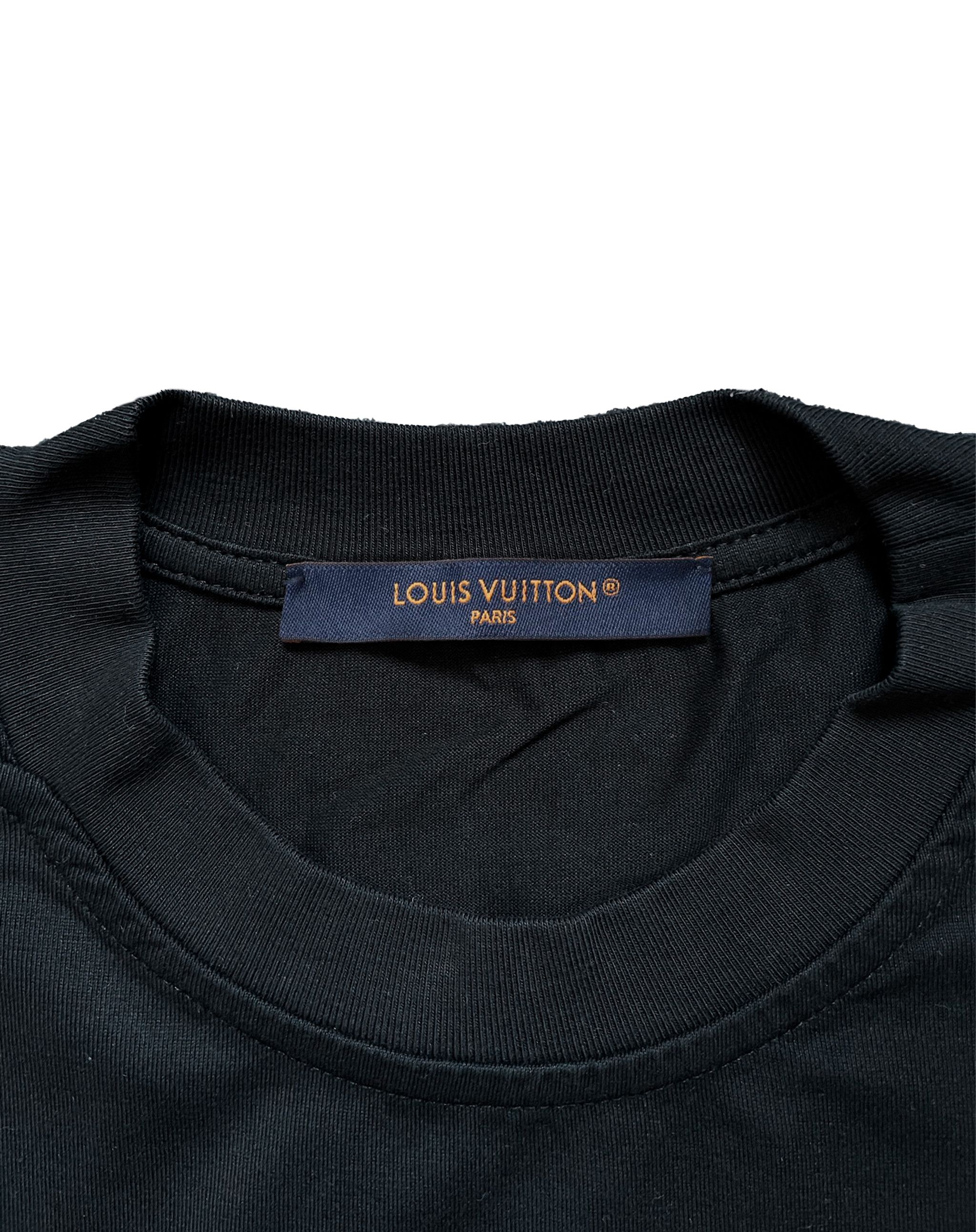 Louis Vuitton × NBA Louis Vuitton NBA Basketball Logo Black Shirt Size US M / EU 48-50 / 2 - 4 Thumbnail