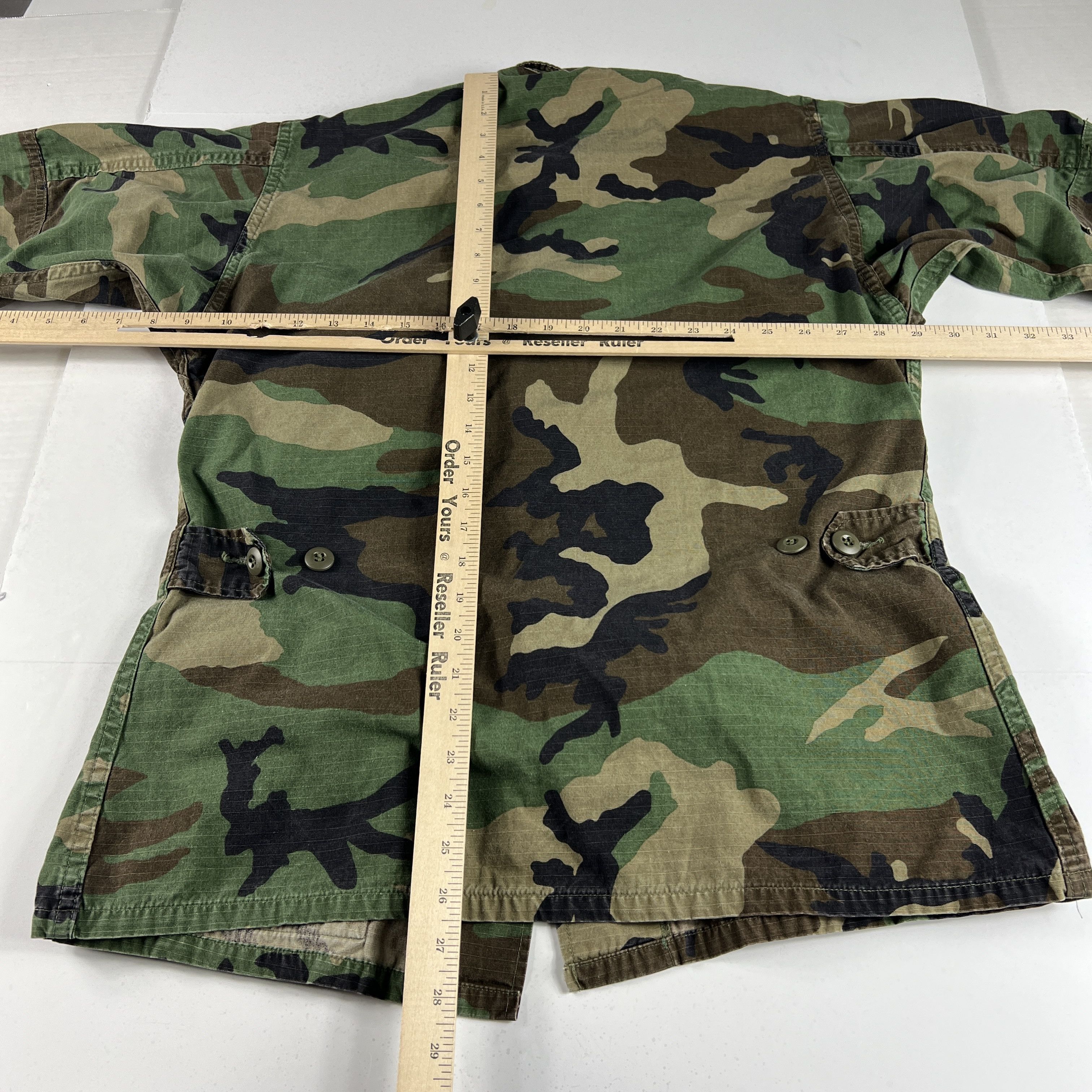 Other USA Army Combat Coat Button Up Shirt Woodland Camo USA Size US S / EU 44-46 / 1 - 9 Thumbnail