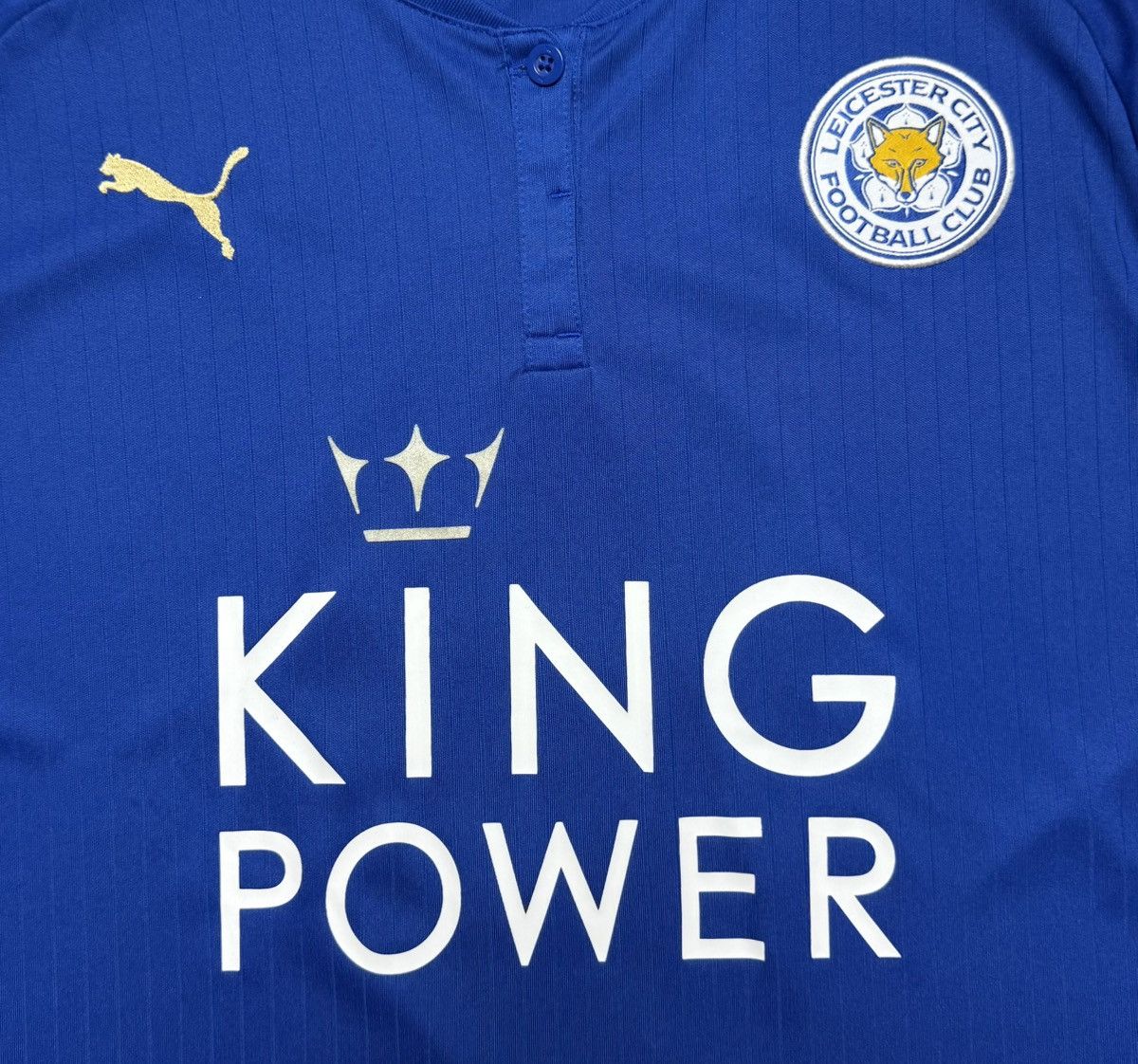 Puma Leicester City 2017 2018 Home Shirt Jersey Puma #9 Vardy Size US S / EU 44-46 / 1 - 7 Thumbnail