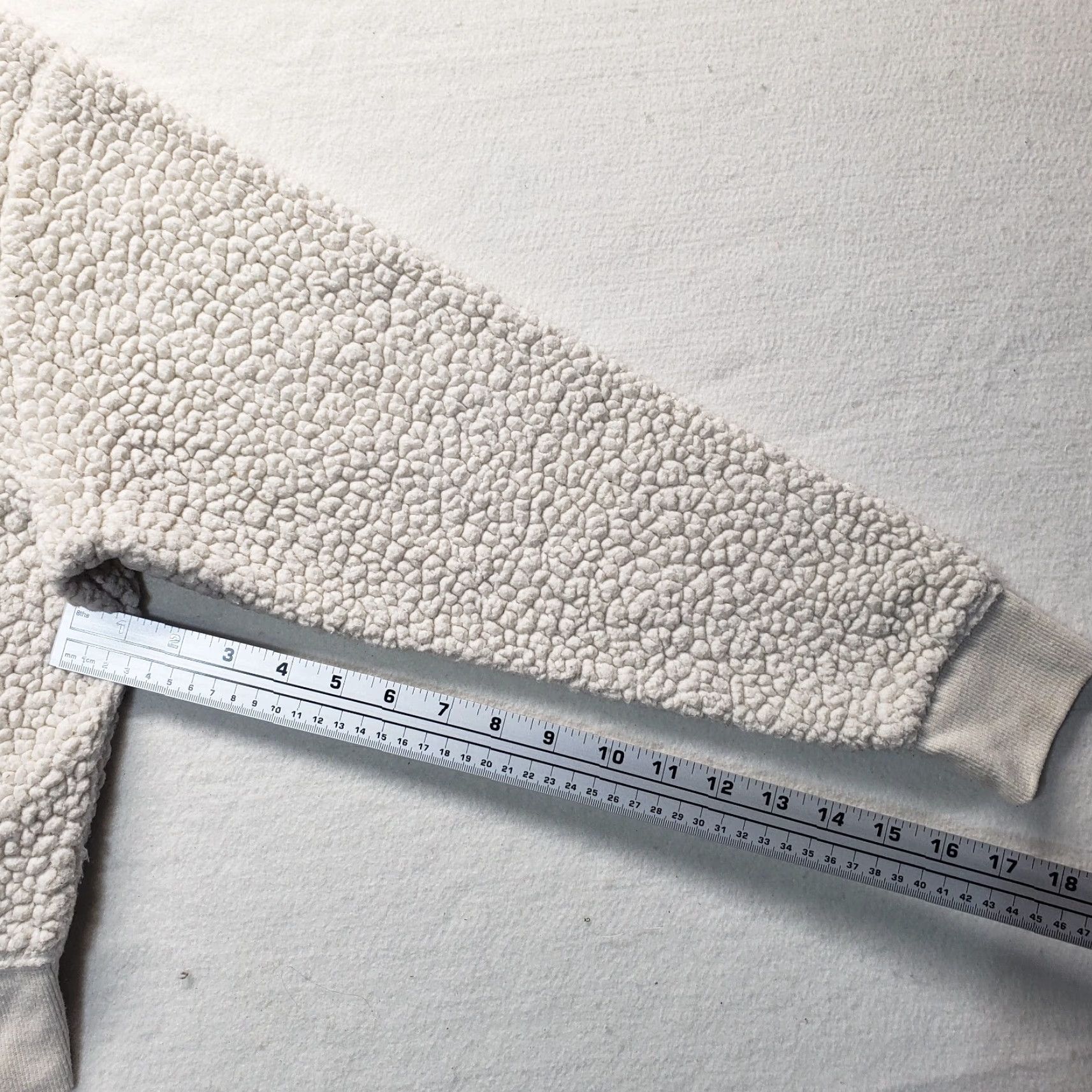 Vintage So Cozy Softest Sherpa Pullover Sweater XL White Womens N/A Size XL / US 12-14 / IT 48-50 - 4 Thumbnail