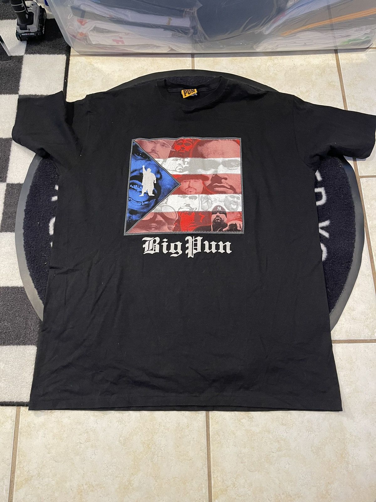 Image of Rap Tees x Vintage Big Pun Tee in Black, Men's (Size 2XL)