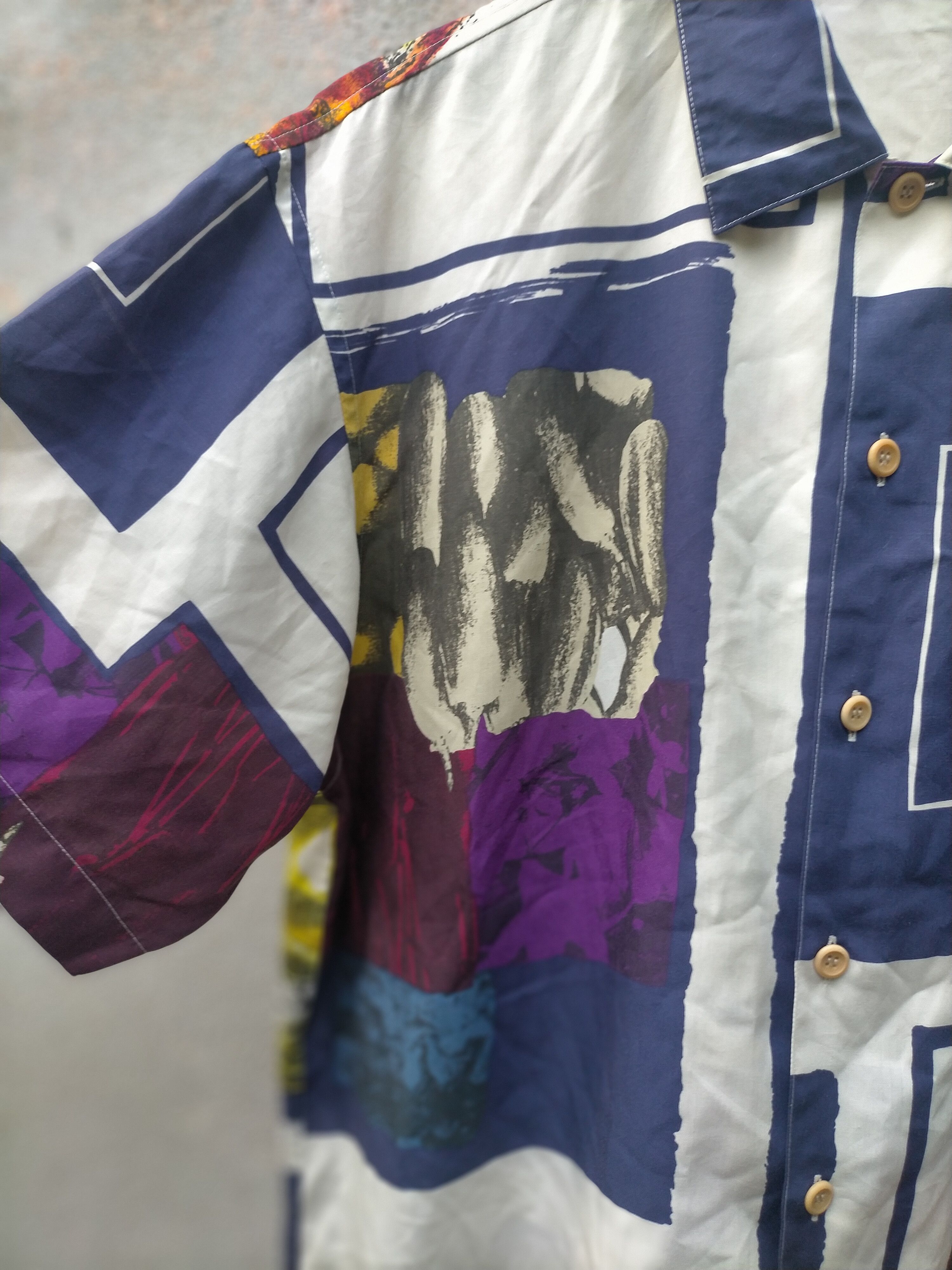 Japanese Brand × Vintage Vintage Dolce Elegante Art Shirts Size US L / EU 52-54 / 3 - 3 Thumbnail