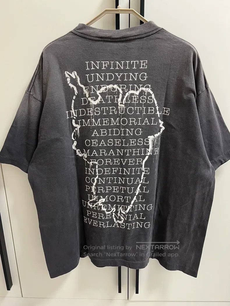 Saint Michael Saint Michael The slogan is old, sulfide dyed vintage shor Size US XL / EU 56 / 4 - 2 Thumbnail