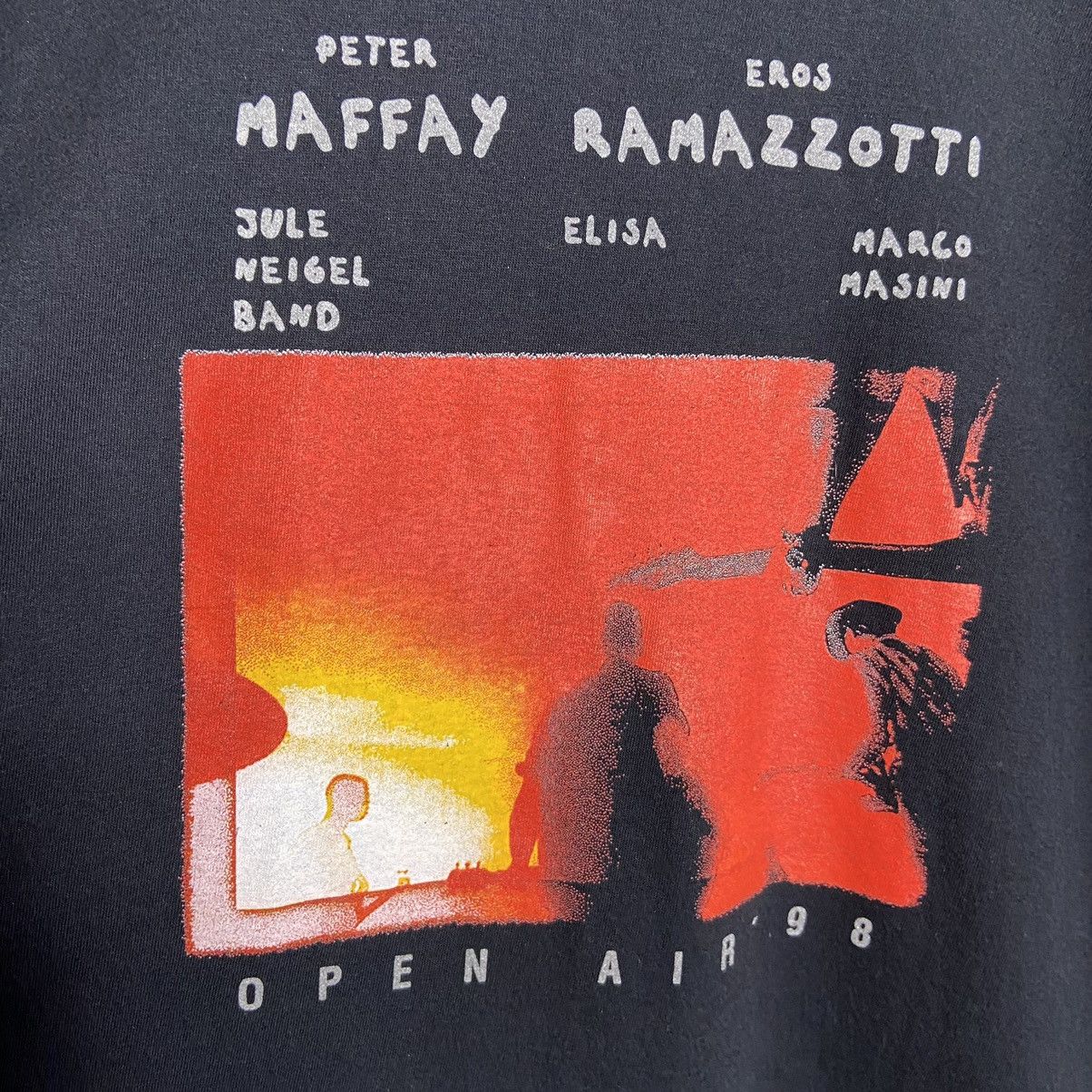 Band Tees × Vintage Vintage 90s Open Air Tour Band T-Shirt Size US XL / EU 56 / 4 - 3 Thumbnail