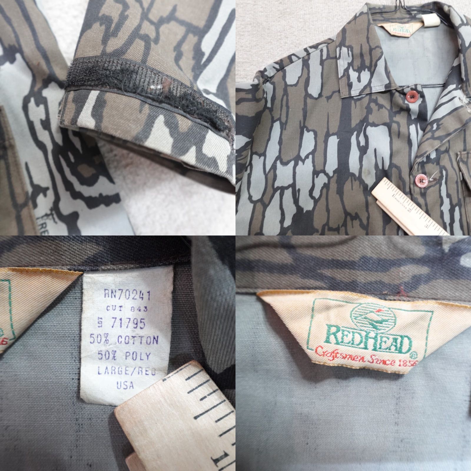 Vintage VINTAGE American Vintage Jacket Camouflage 3-in-1 Men Medium L Brown Cotton Blend Canvas Overshirt Coat Style 3-in-1 Jacket Men Size US L / EU 52-54 / 3 - 8 Thumbnail