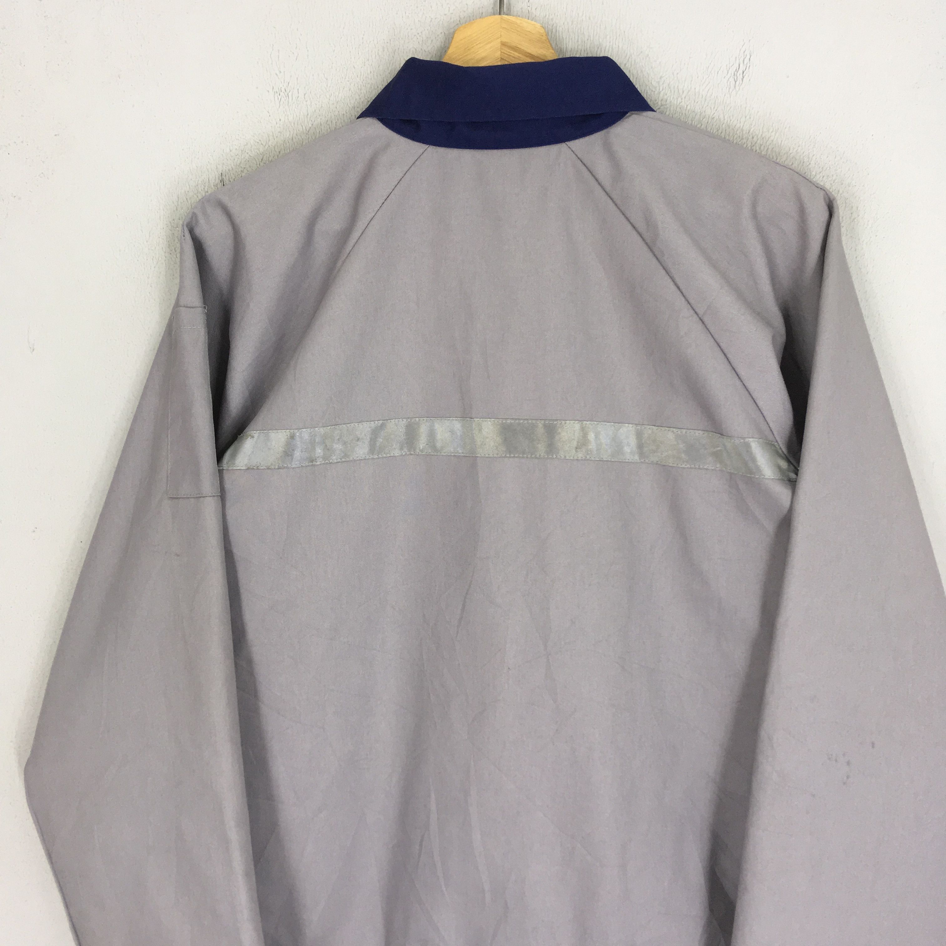 Japanese Brand Vintage 76 Lubricants Union Gasoline Motor Oil Gray Jacket Size US M / EU 48-50 / 2 - 7 Thumbnail