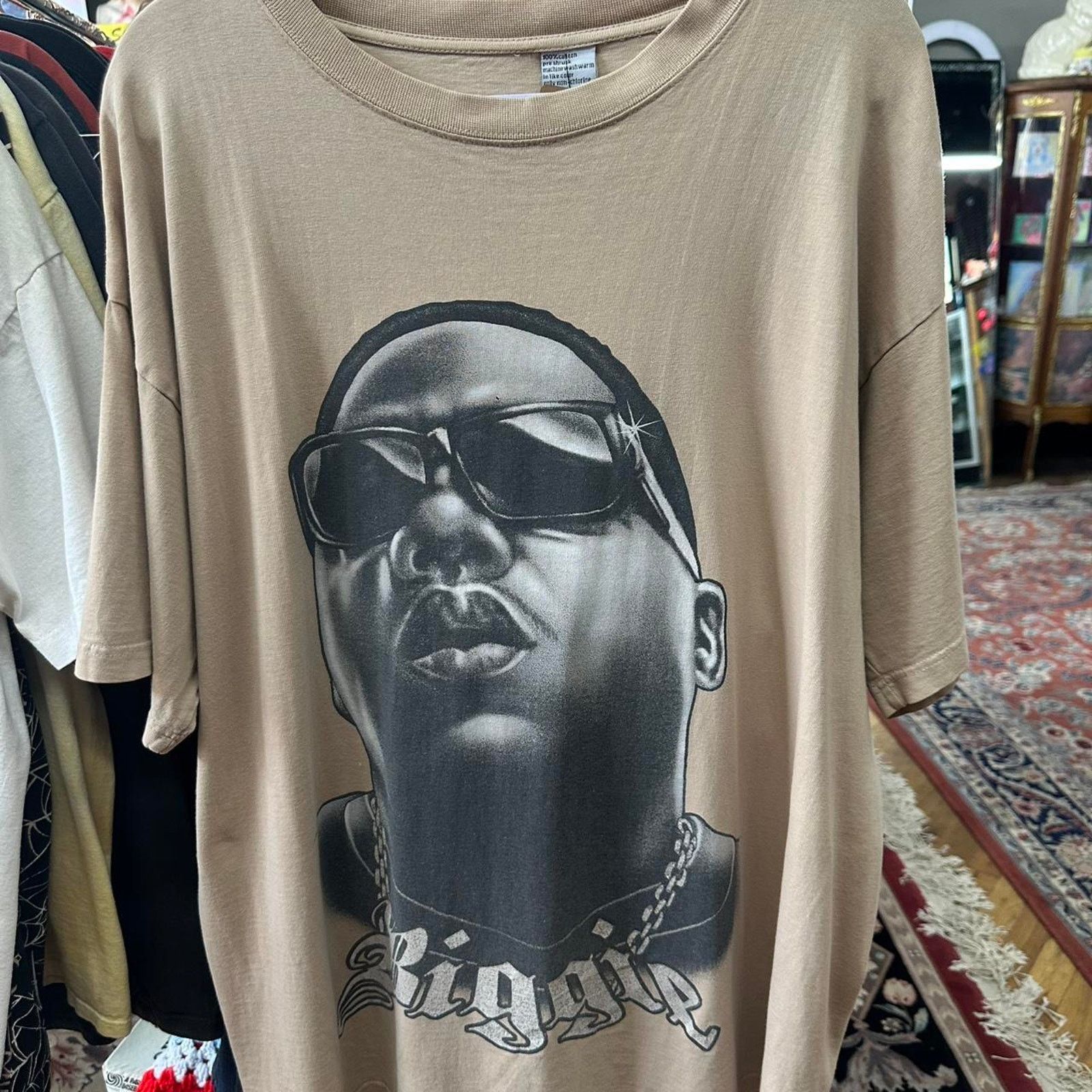 Vintage Notorious B.I.G. Y2K graphic t-shirt featuring a large front Size US XL / EU 56 / 4 - 1 Thumbnail