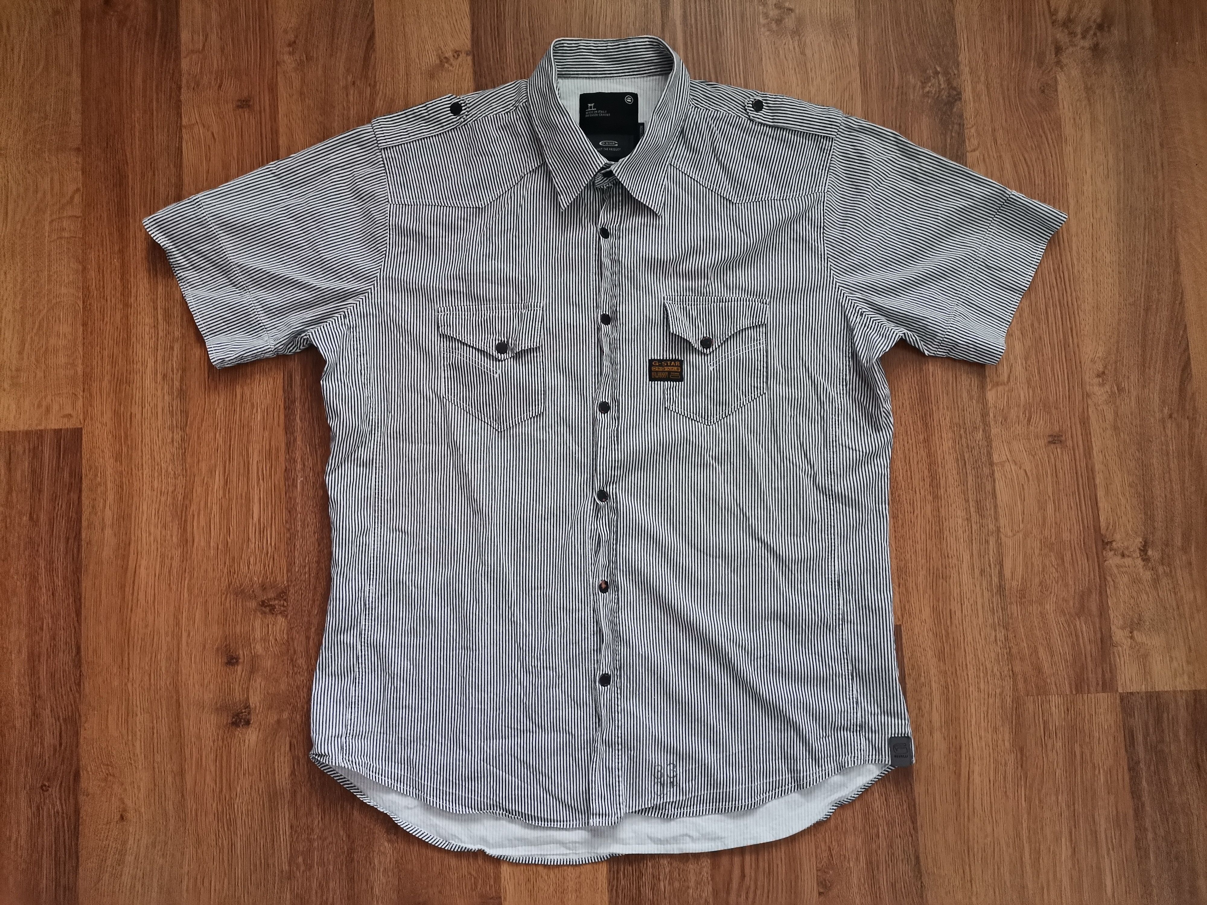 G-Star G-Star Raw Striped Shirt Size US XXL / EU 58 / 5 - 1 Thumbnail