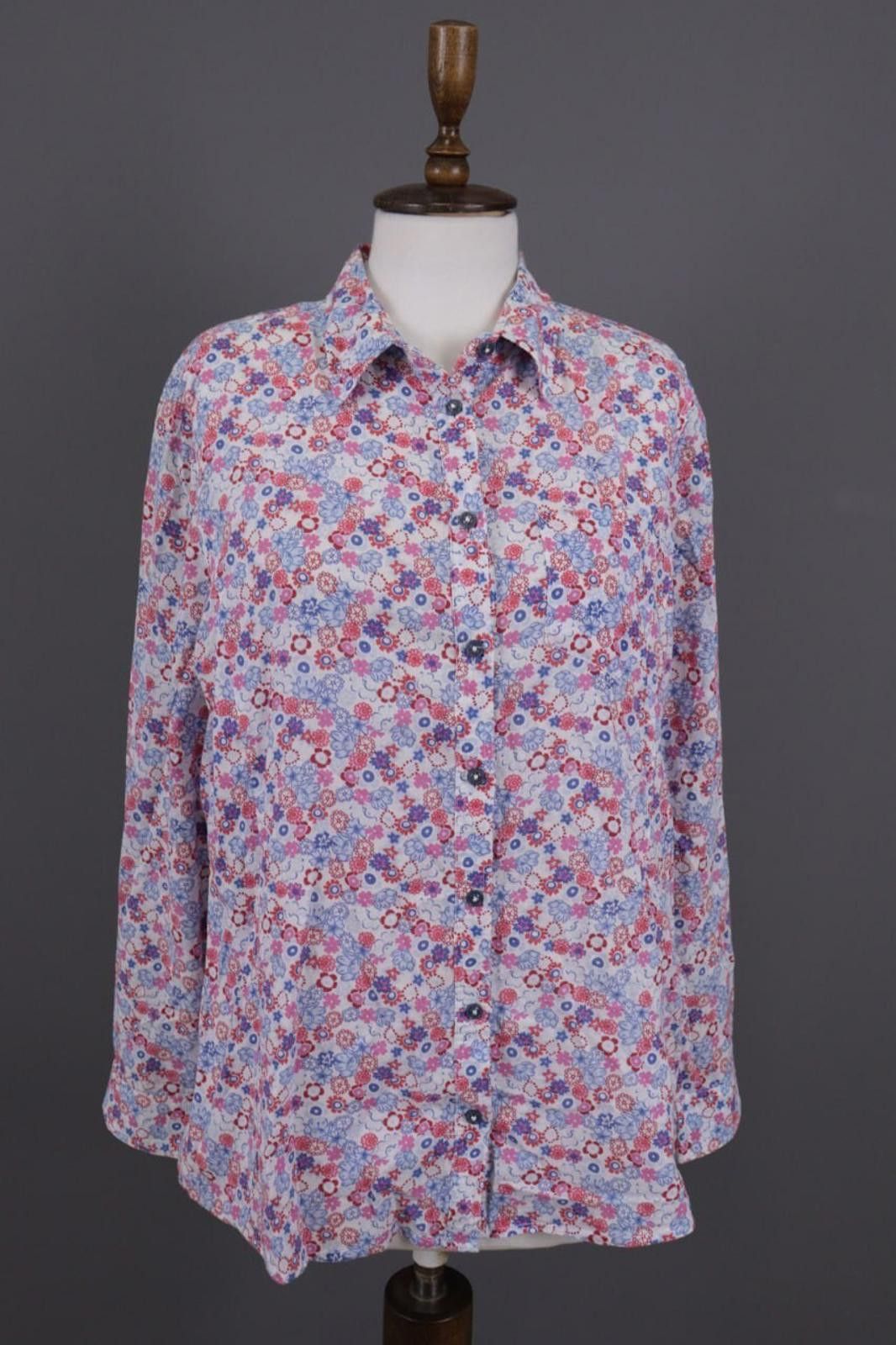 Heliot Emil Emily Van Den Bergh Multicolor Floral Shirt Size 44 Size M / US 6-8 / IT 42-44 - 1 Thumbnail