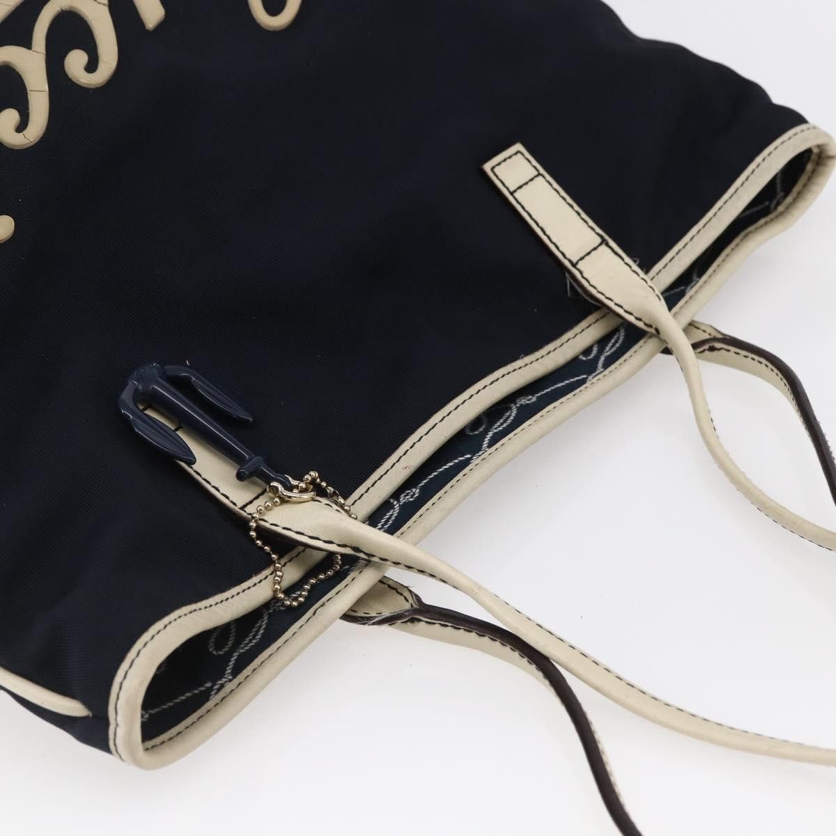 Gucci GUCCI Tote Bag Nylon Leather Navy Size ONE SIZE - 6 Thumbnail