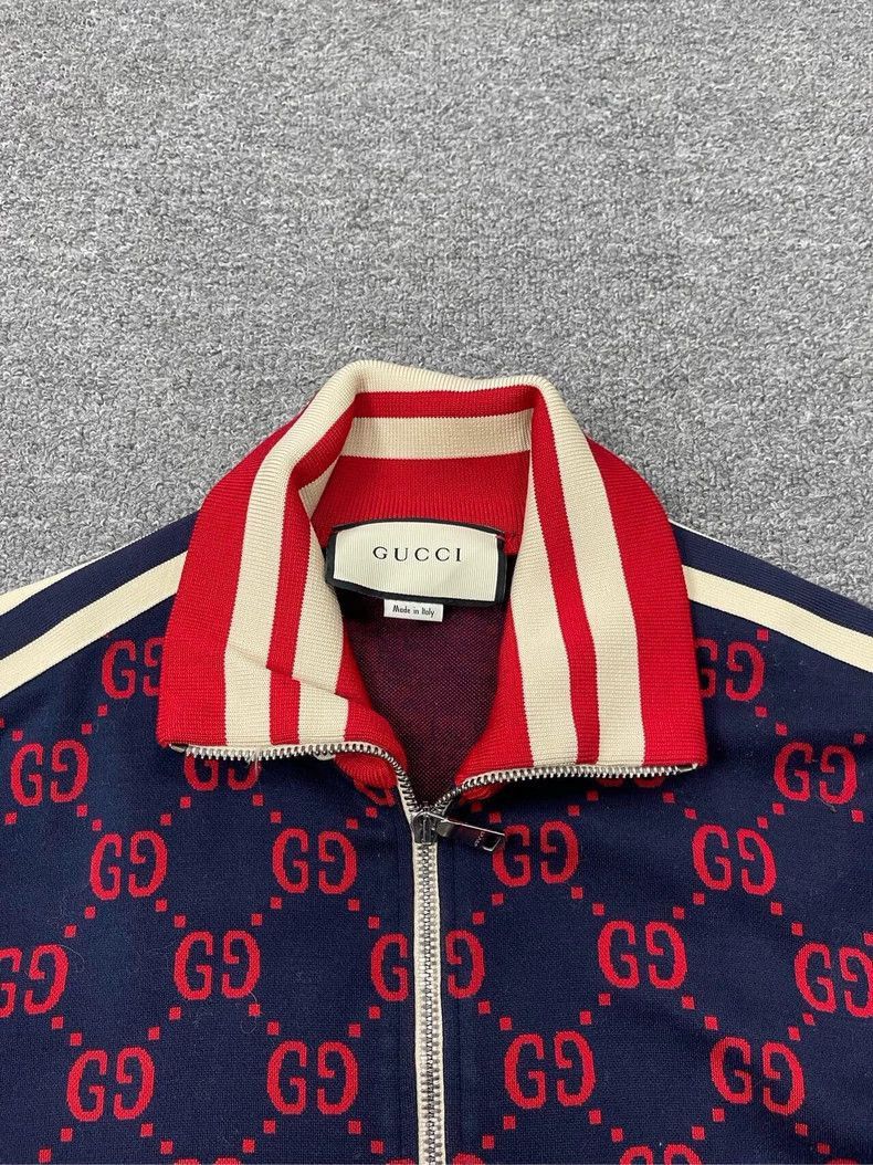 Gucci Gucci Blue Double G Zip Jacket-2506 Size US S / EU 44-46 / 1 - 6 Thumbnail