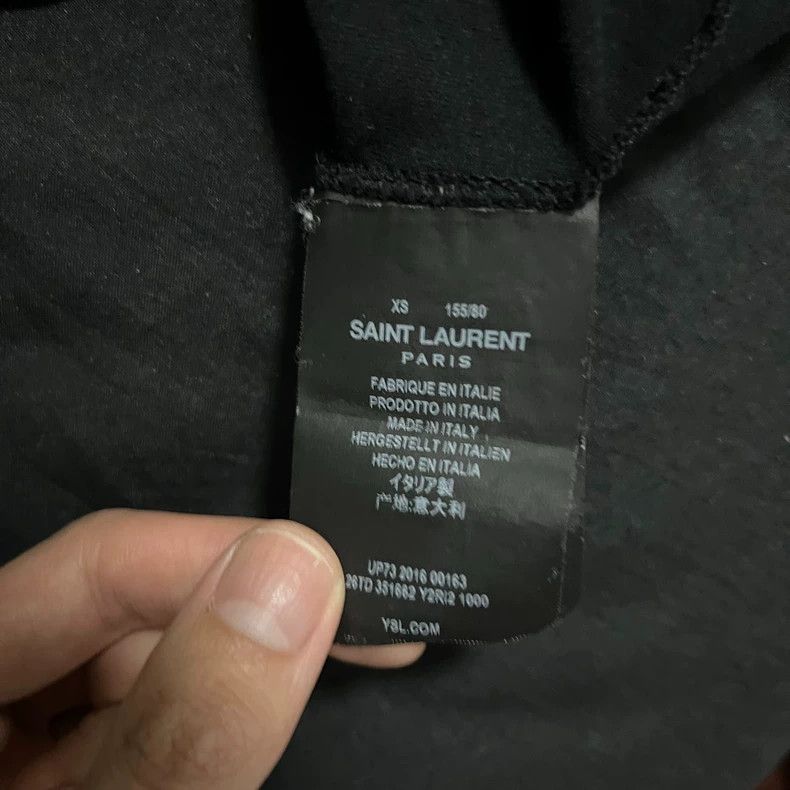 Saint Laurent Paris Saint laurent paris 16ss Blood Teeth Short-sleeved T-shirt Size US XS / EU 42 / 0 - 5 Thumbnail