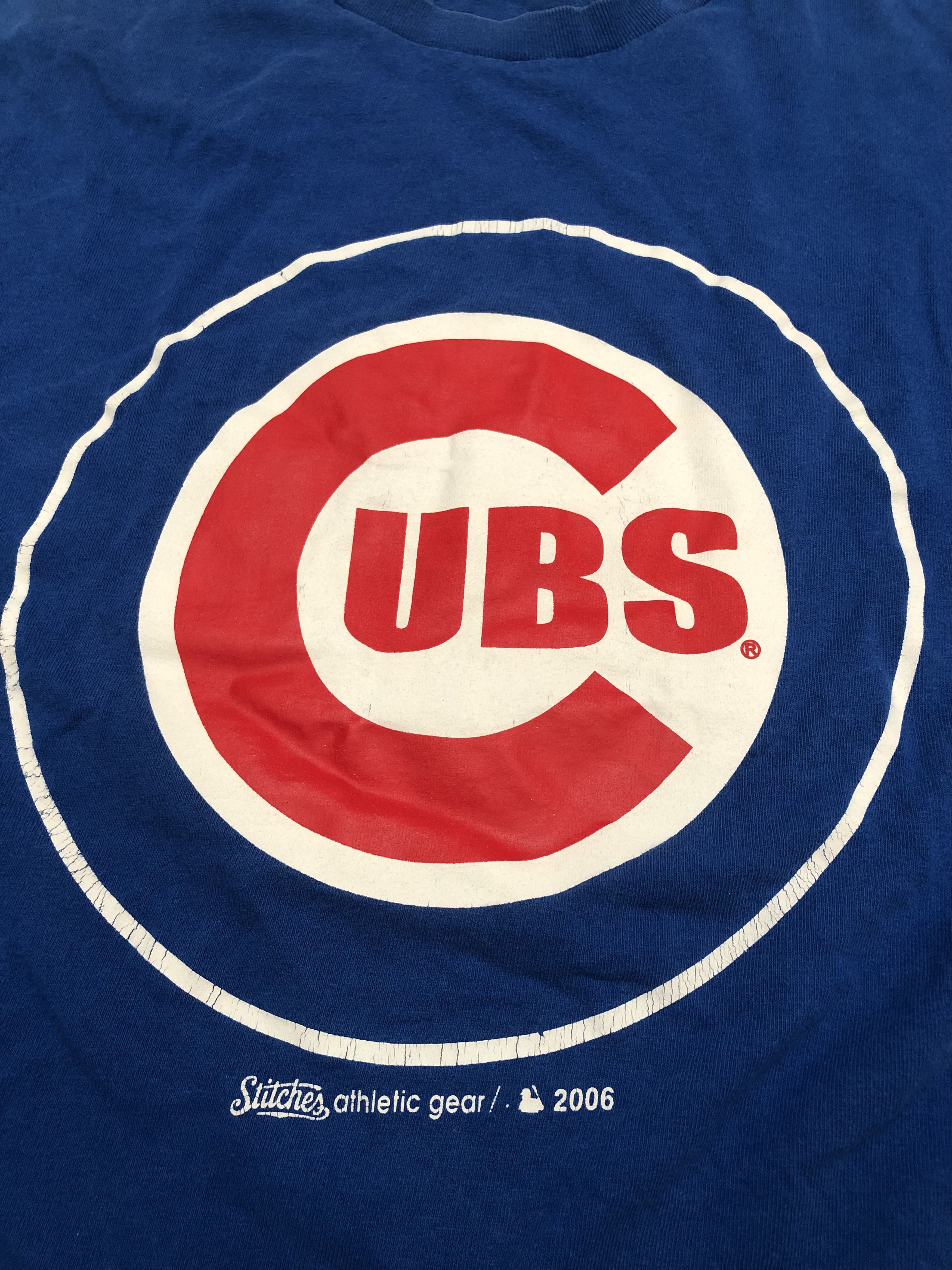MLB × Vintage Vintage MLB Chicago Cubs Big Logo Tshirt Size US L / EU 52-54 / 3 - 3 Thumbnail