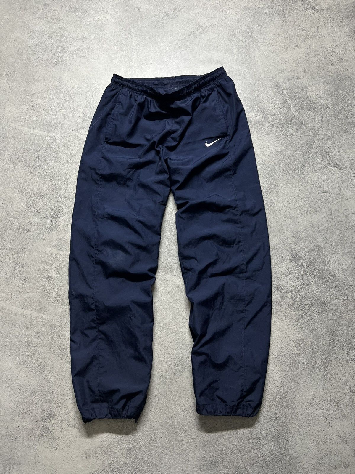 Nike × Vintage Vintage Y2K Nike Nylon Mini Swoosh Drill Pants 00’s Size US 34 / EU 50 - 2 Thumbnail