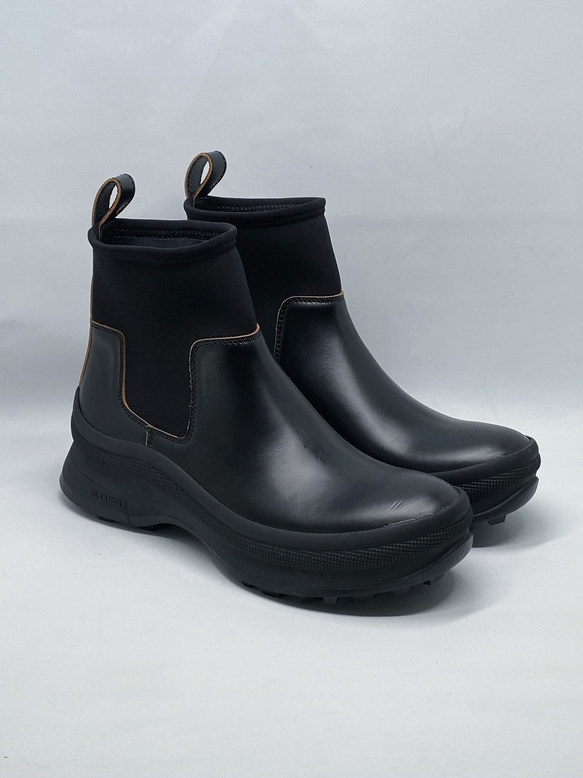 Jil Sander Jil Sander Men’s Leather Ankle Boots size 42/us size 9 Size US 9 / EU 42 - 4 Thumbnail