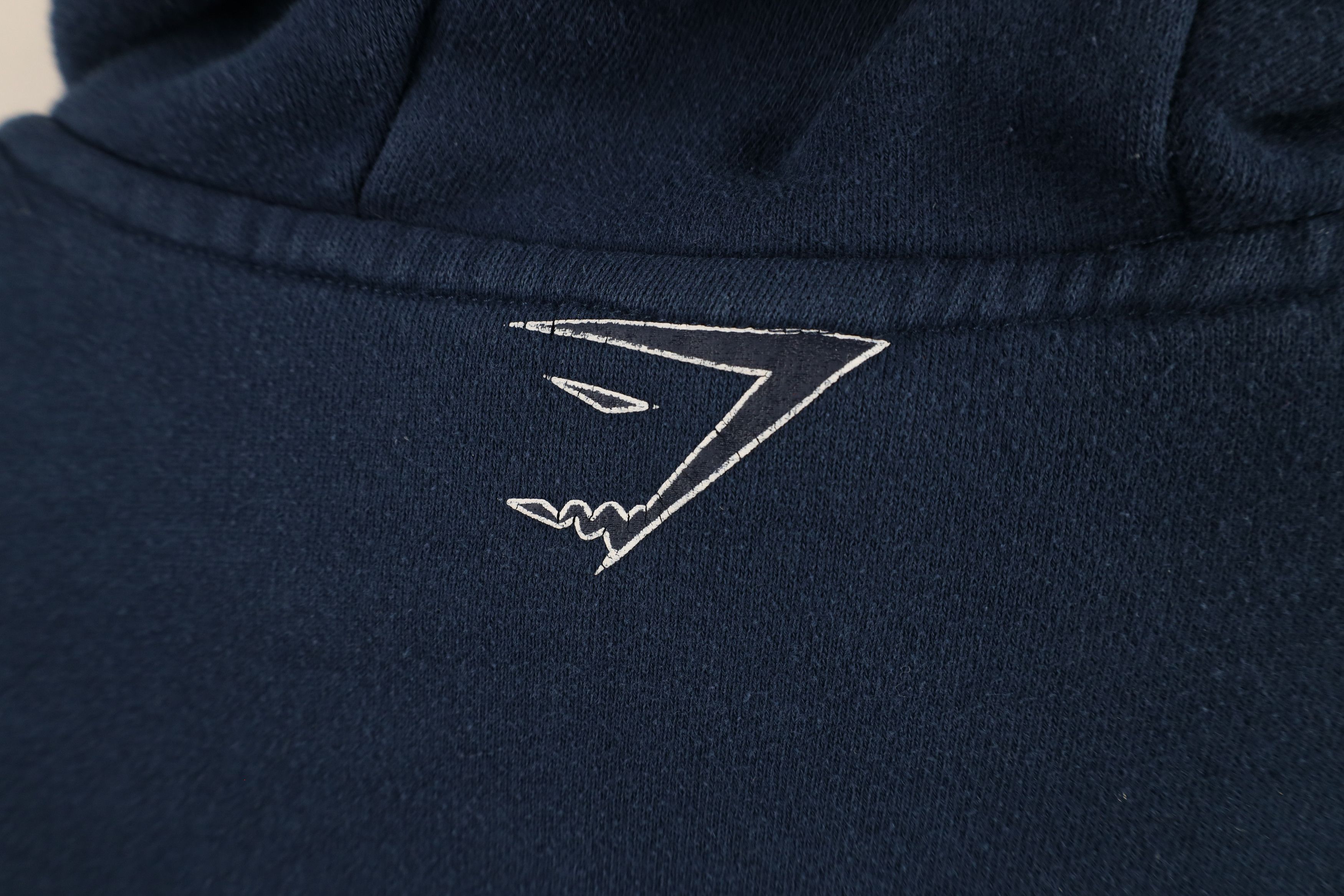 Gymshark × Vintage Gymshark Faded Spell Out Running Gym Hoodie Sweatshirt Blue Size M / US 6-8 / IT 42-44 - 12 Thumbnail