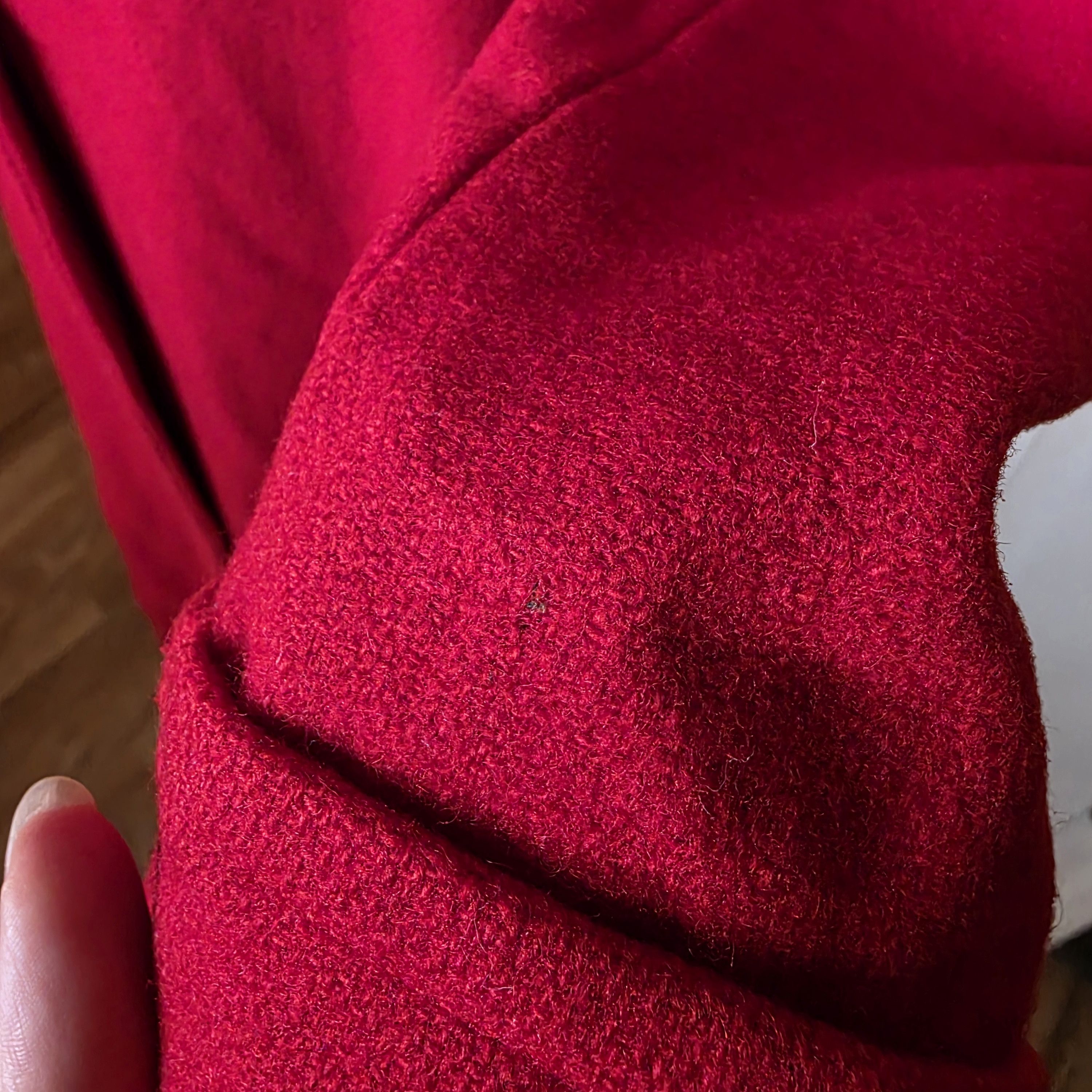 Other Vintage Jofeld Red Wool Peacoat Size L / US 10 / IT 46 - 5 Thumbnail