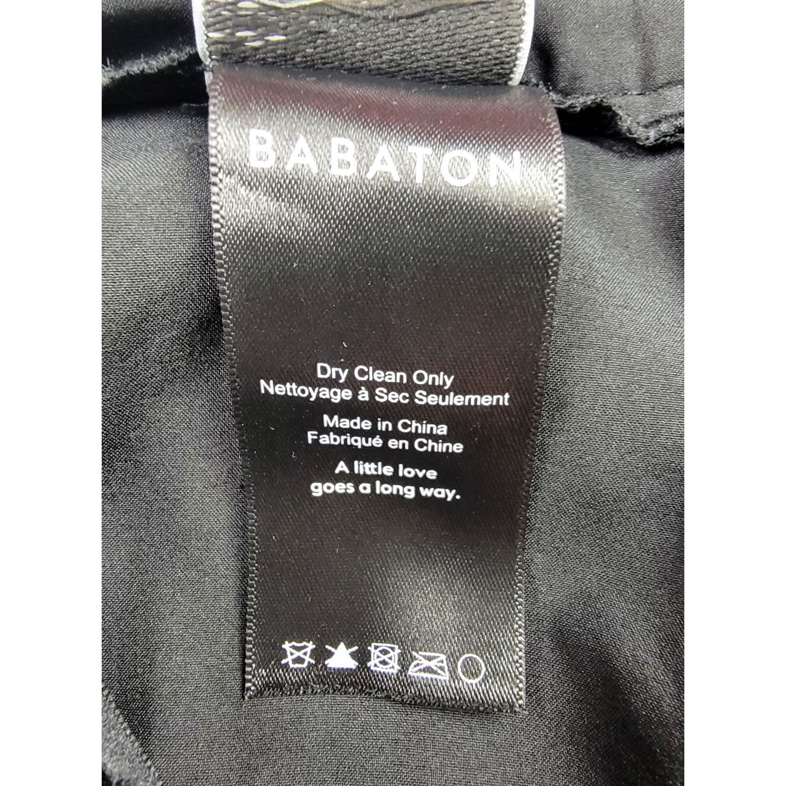 Vintage Babaton Pants Womens Size 0 Gray Wool Blend Pull On Elastic Waist Tweed Trousers Size 25" / US 0 / IT 36 - 7 Thumbnail