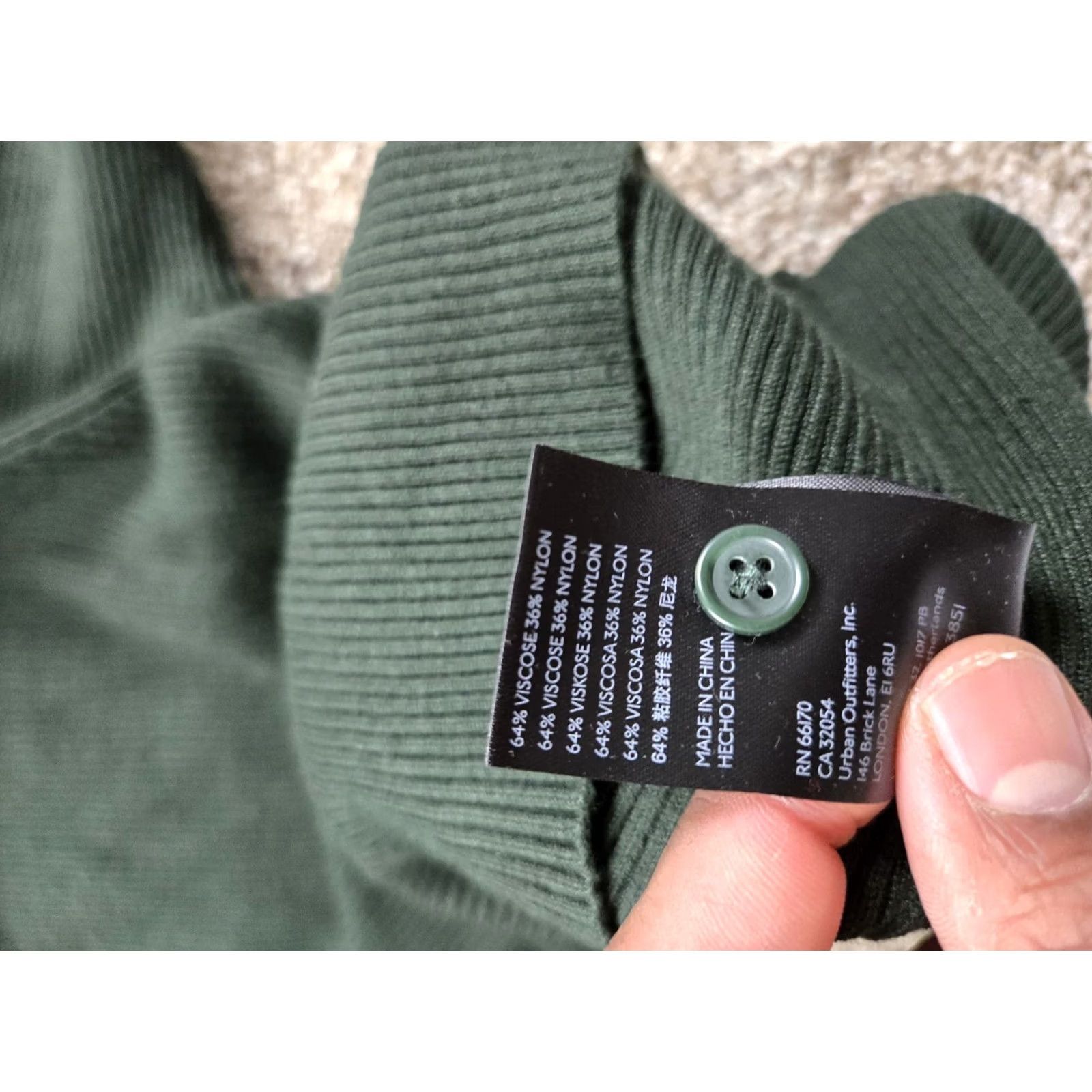 Anthropologie Maeve Anthropologie Sweater Womens Medium Green Turtleneck Pullover Long Sleeve Pullover Knit Solid Holiday Fall Winter Regular Womens Size M / US 6-8 / IT 42-44 - 6 Thumbnail