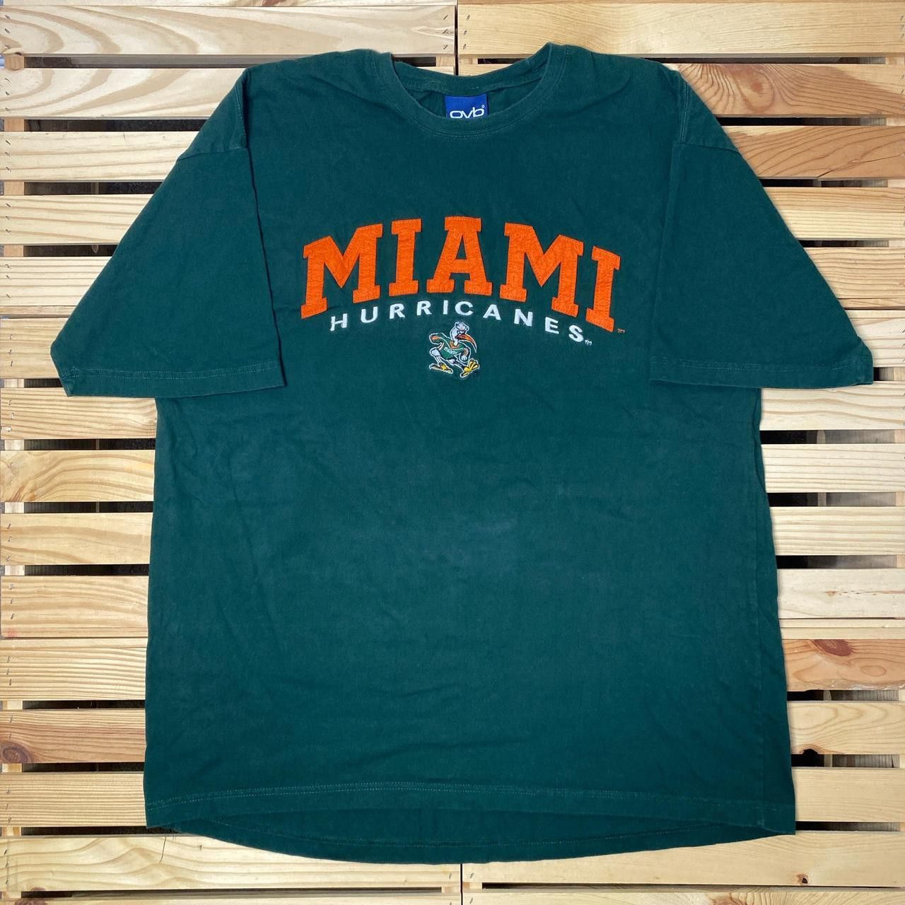 Other Vintage University of Miami Faded Green College Tee Size 2XL Size US XXL / EU 58 / 5 - 1 Thumbnail