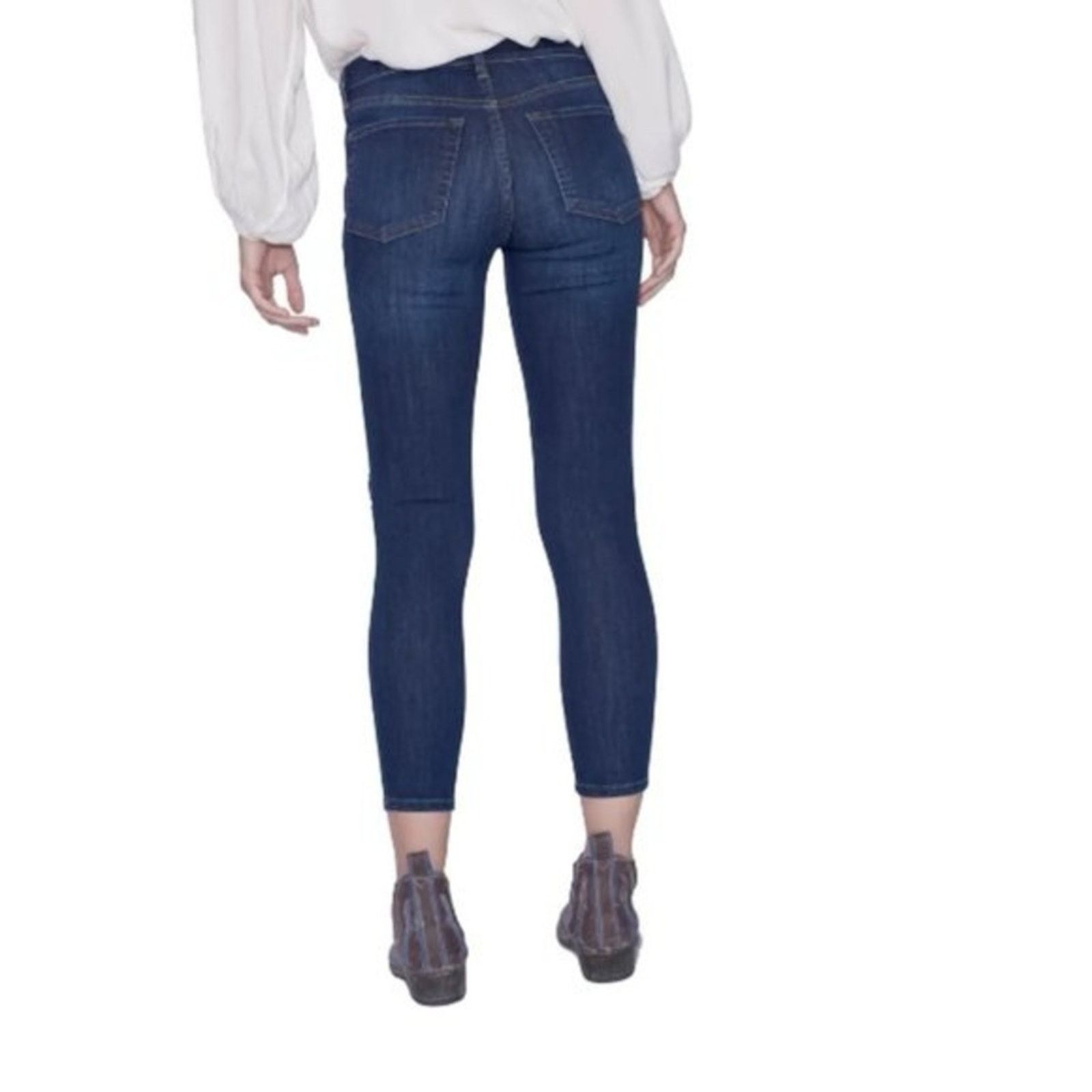 Free People Free People Busted Knee High Waisted Skinny Jeans Women’s 26 Size 26" / US 2 / IT 38 - 2 Thumbnail
