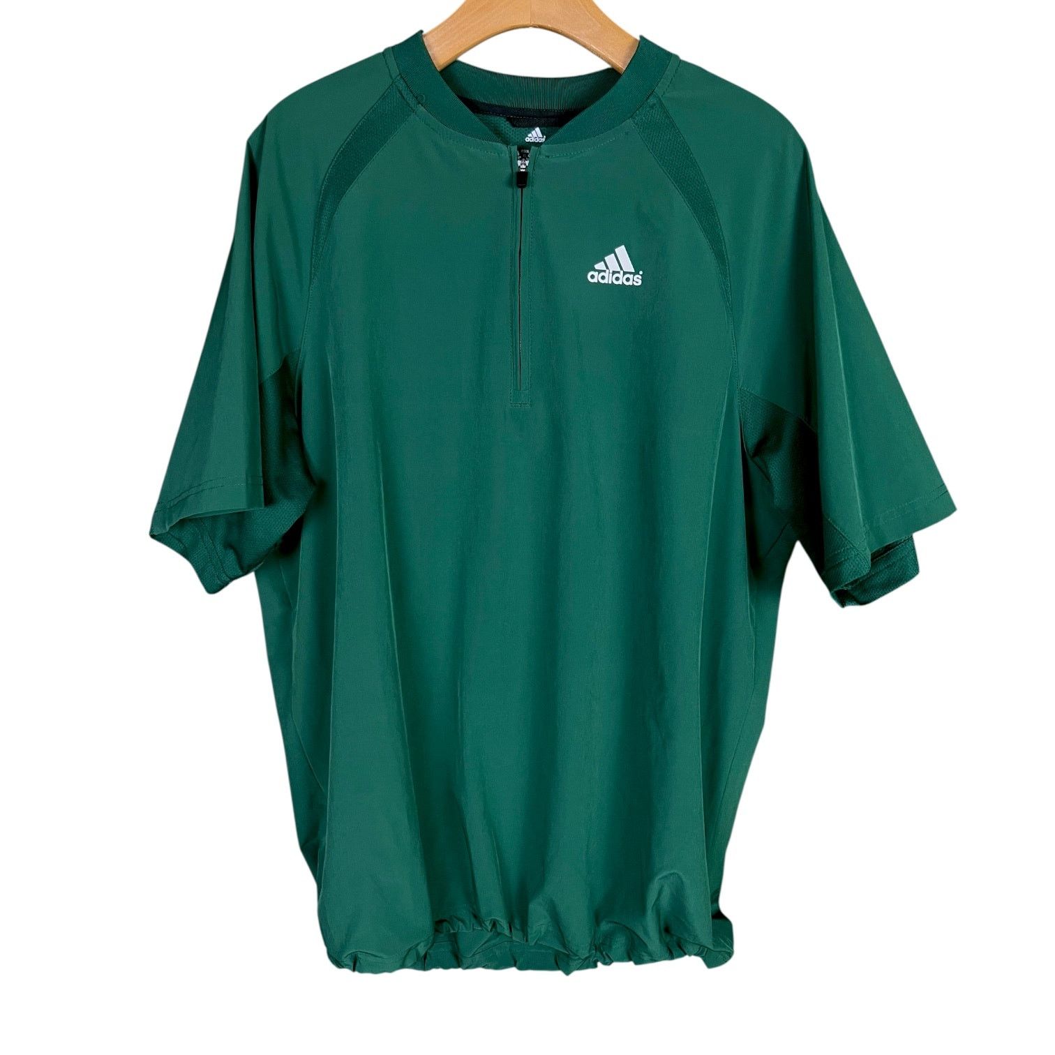 Adidas Men's Adidas Green Triple Stripe Vented Baseball Jacket - M Size US M / EU 48-50 / 2 - 1 Thumbnail