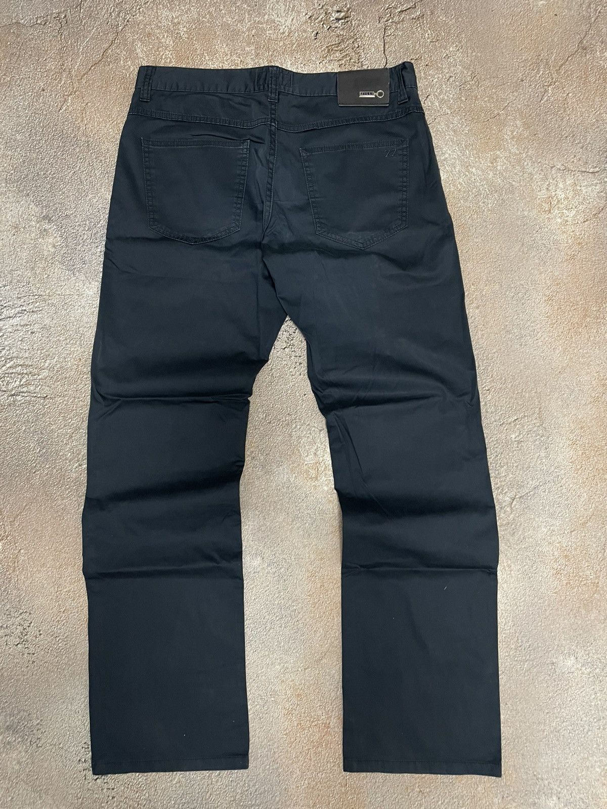 Zilli Zilli Mens Cotton Light Navy Chino Pants Size US 33 - 9 Thumbnail