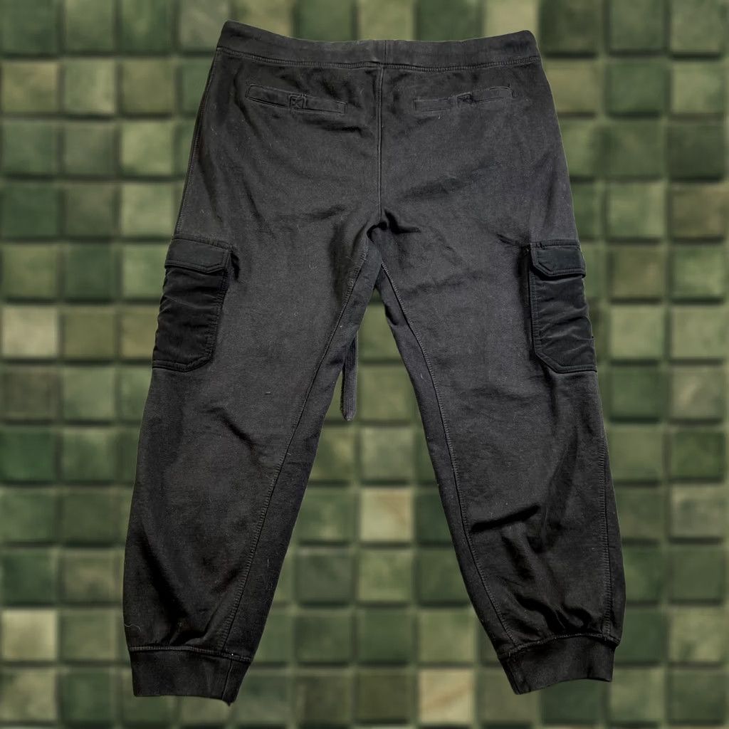 Ecko Unltd. VTG Ecko Unltd. Sweatpants Mens 2XL Black Cargo Pocket Fleece Lined Tapered Leg Size US 39 - 1 Thumbnail
