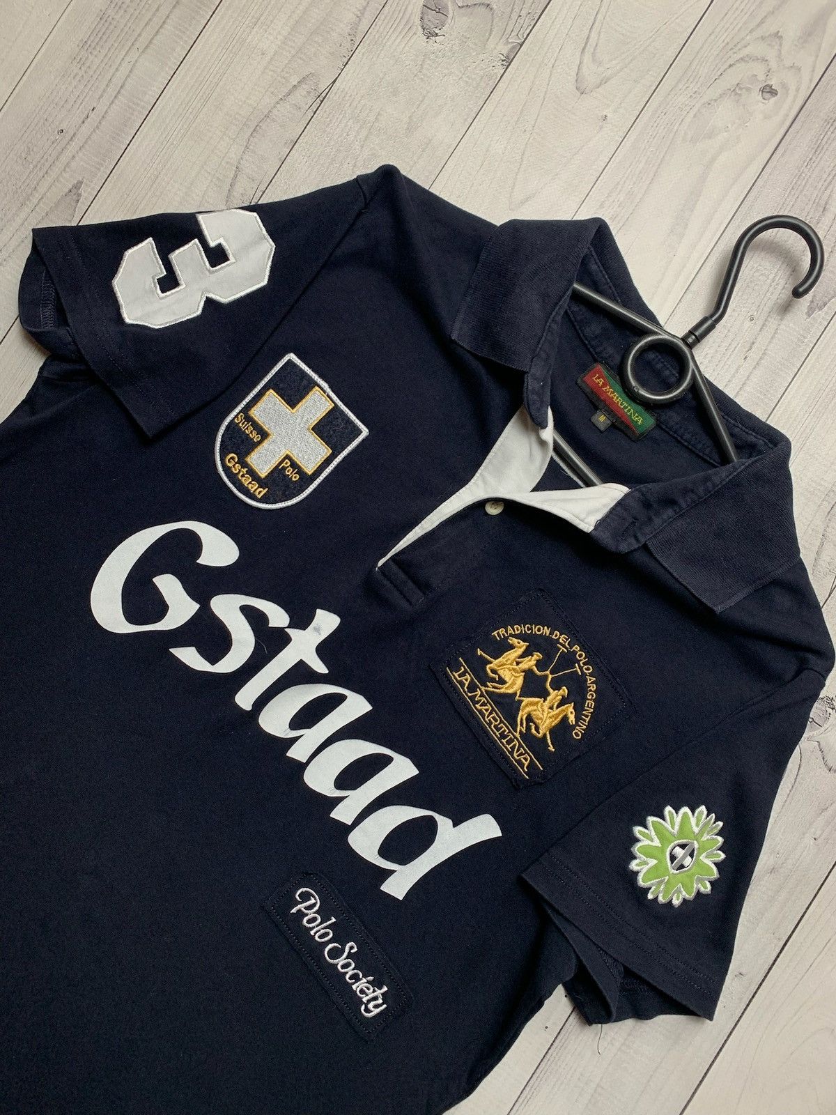 La Martina × Vintage Vintage L A Martina polo big logo G Staad size M Size US M / EU 48-50 / 2 - 4 Thumbnail