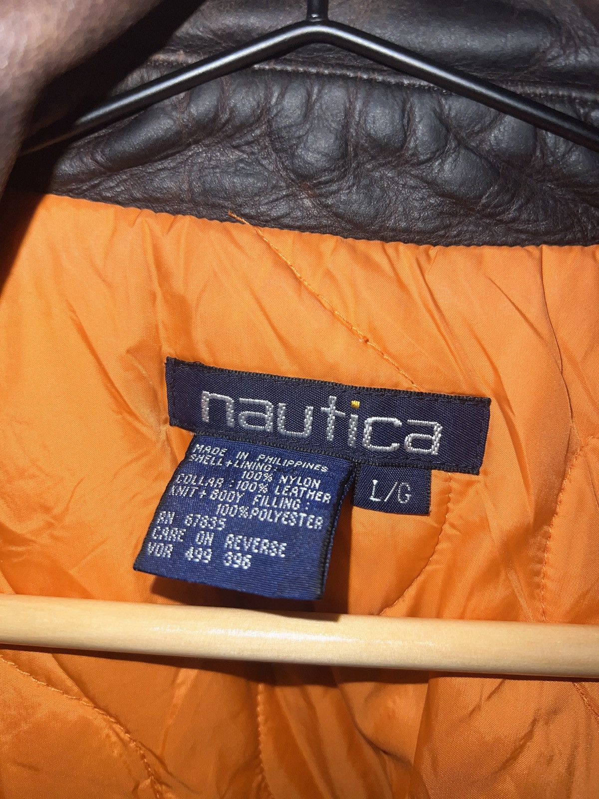 Nautica Black Leather Nautica Jacket Size US L / EU 52-54 / 3 - 5 Thumbnail
