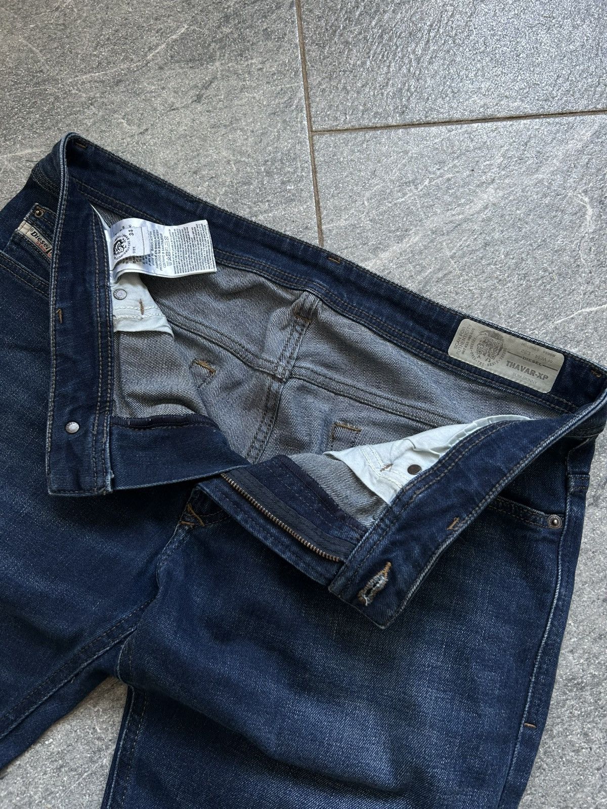 Diesel × Issey Miyake × Vintage Vintage pants denim jeans diesel slim skinny Size US 34 / EU 50 - 4 Thumbnail