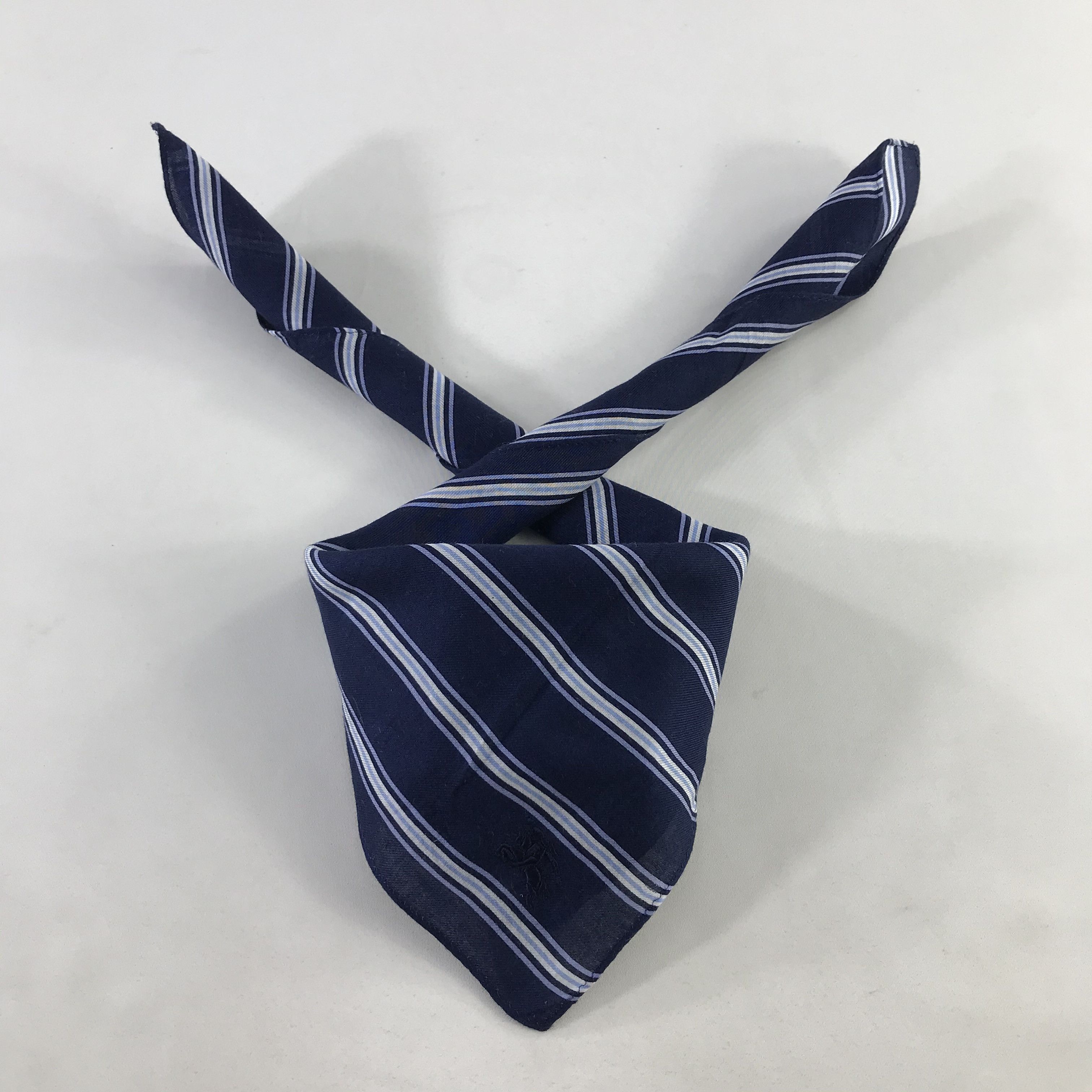 Burberry × Vintage Burberry Bandana / Handkerchief / Neckerchief - S1106 Size ONE SIZE - 3 Thumbnail