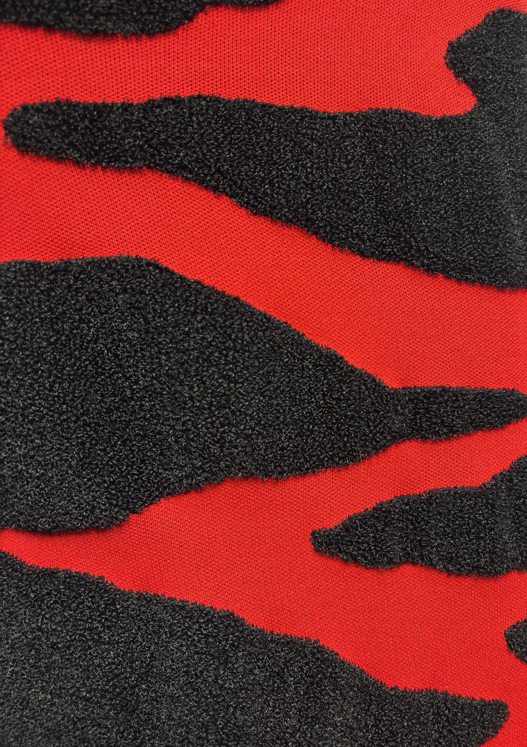 Proenza Schouler Proenza Schouler Red & Black Knit Pencil Skirt Size 28" / US 6 / IT 42 - 9 Thumbnail